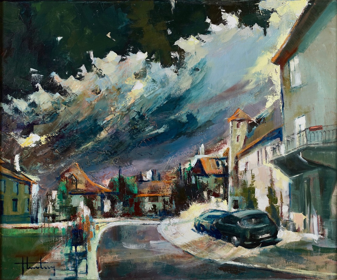 Exposition  de peintures  de Roger Thalamy