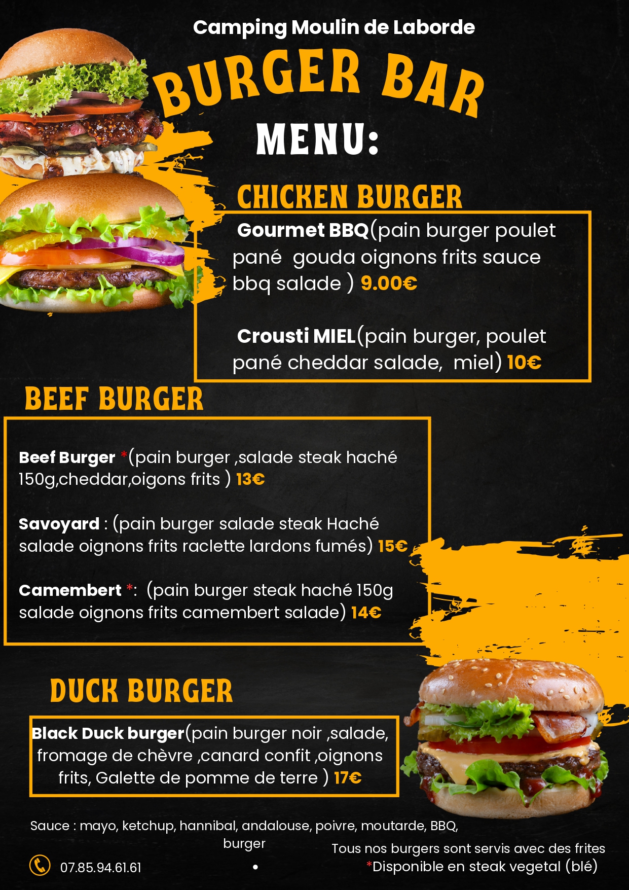 Restaurant du Camping du Moulin de Laborde