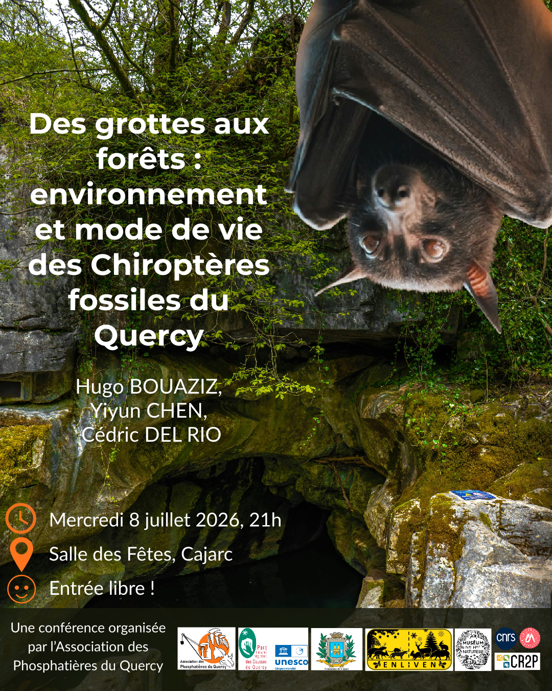 Conférence à Cajarc :