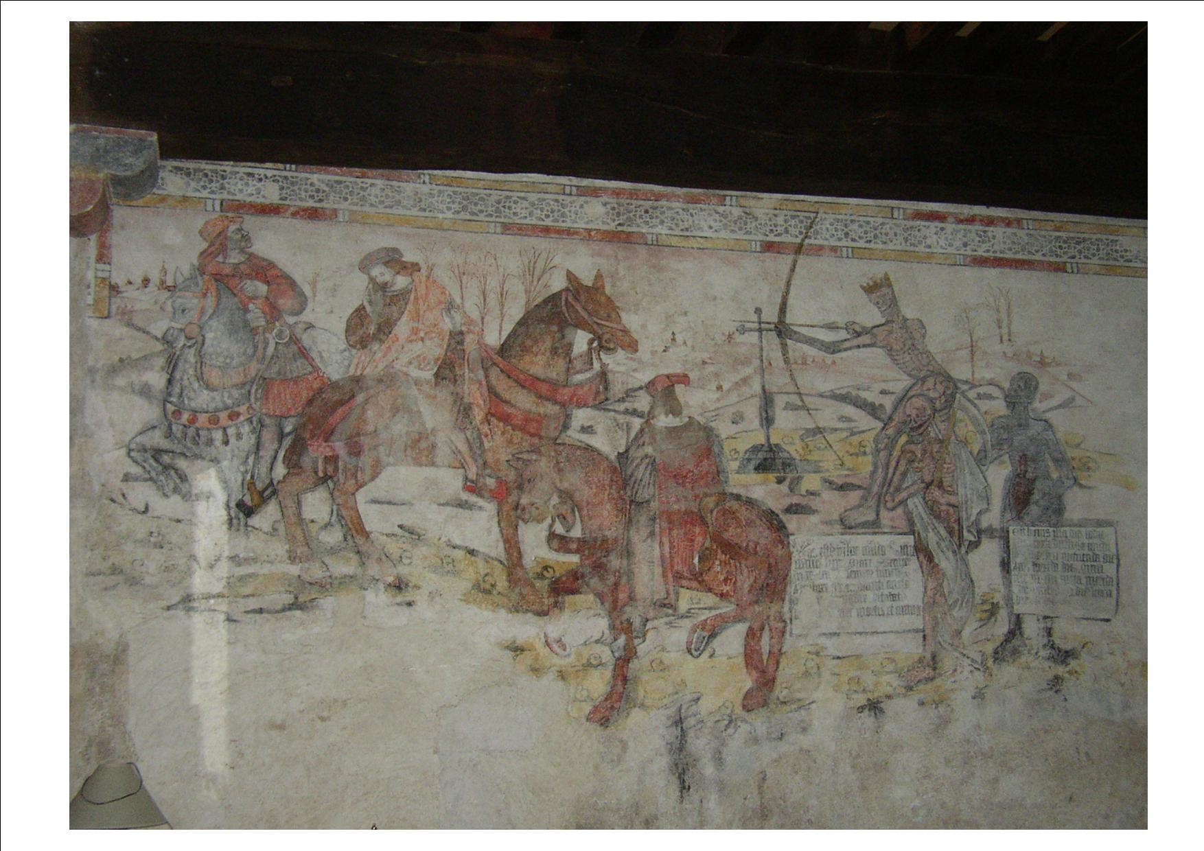 La Fresque du Dit des trois morts et des trois vifs