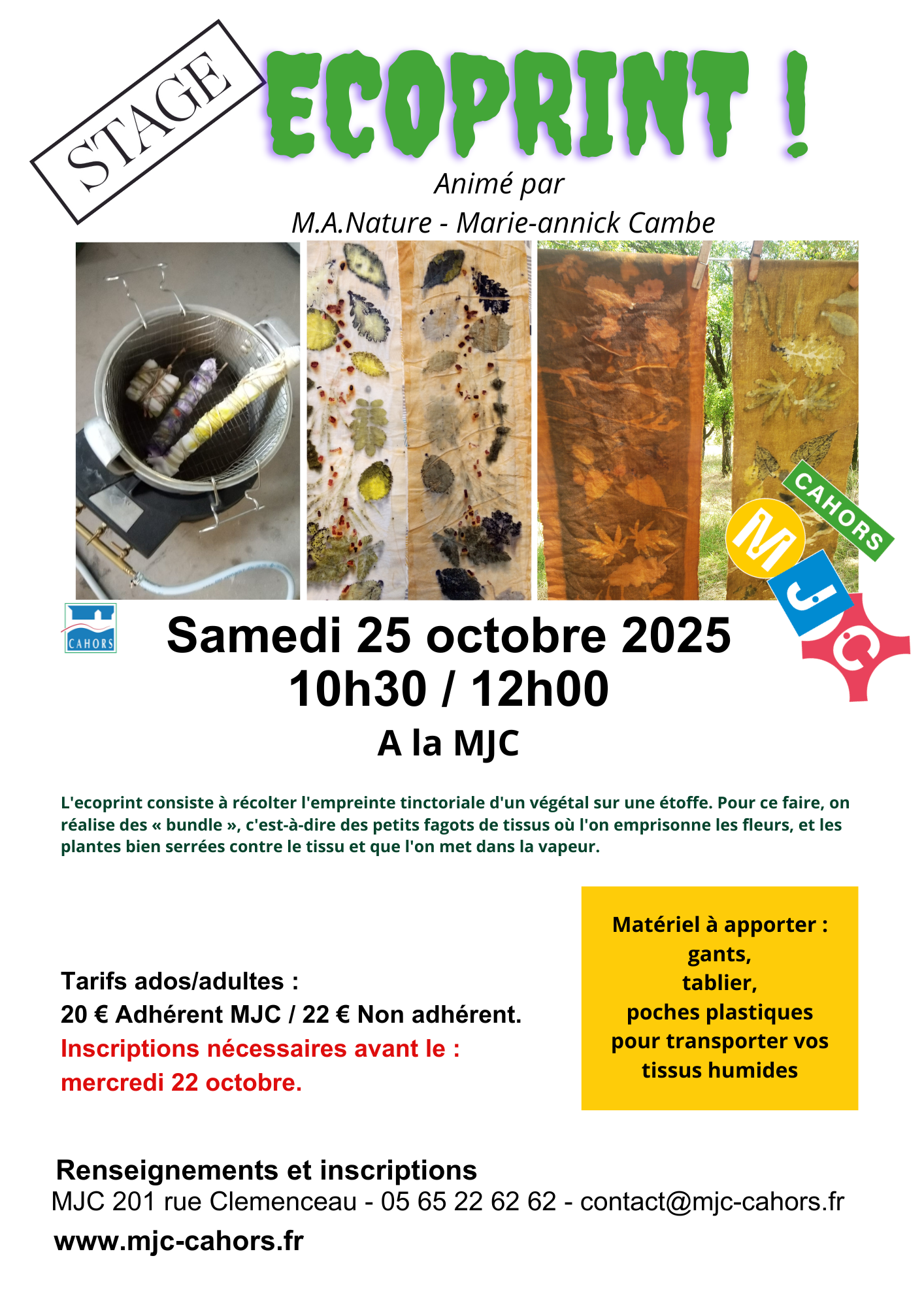 Ecoprint - MJC Cahors