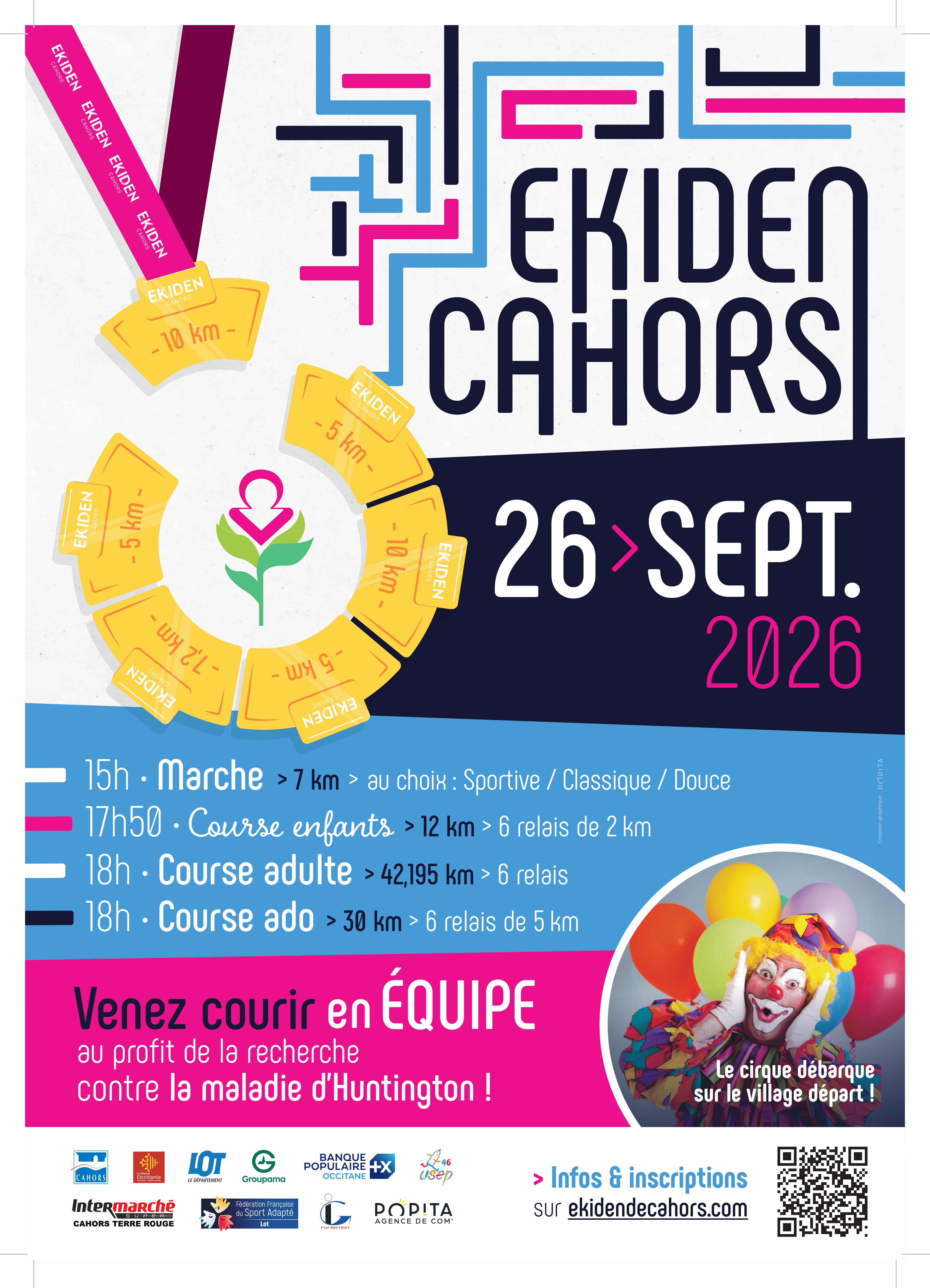 Ekiden de Cahors - Course