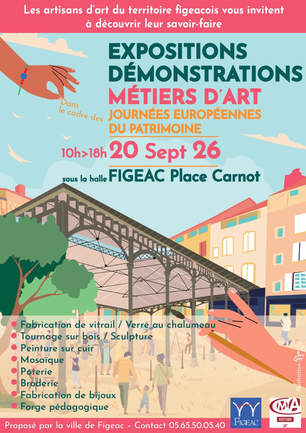 Journées du Patrimoine à Figeac : exposition et démonstrations des Métiers d'Art
