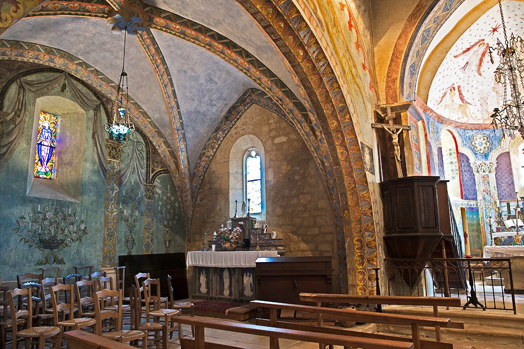 Fresques de l'Église St Georges à St Cirq Madelon, Saint-Cirq-Madelon - photo 3