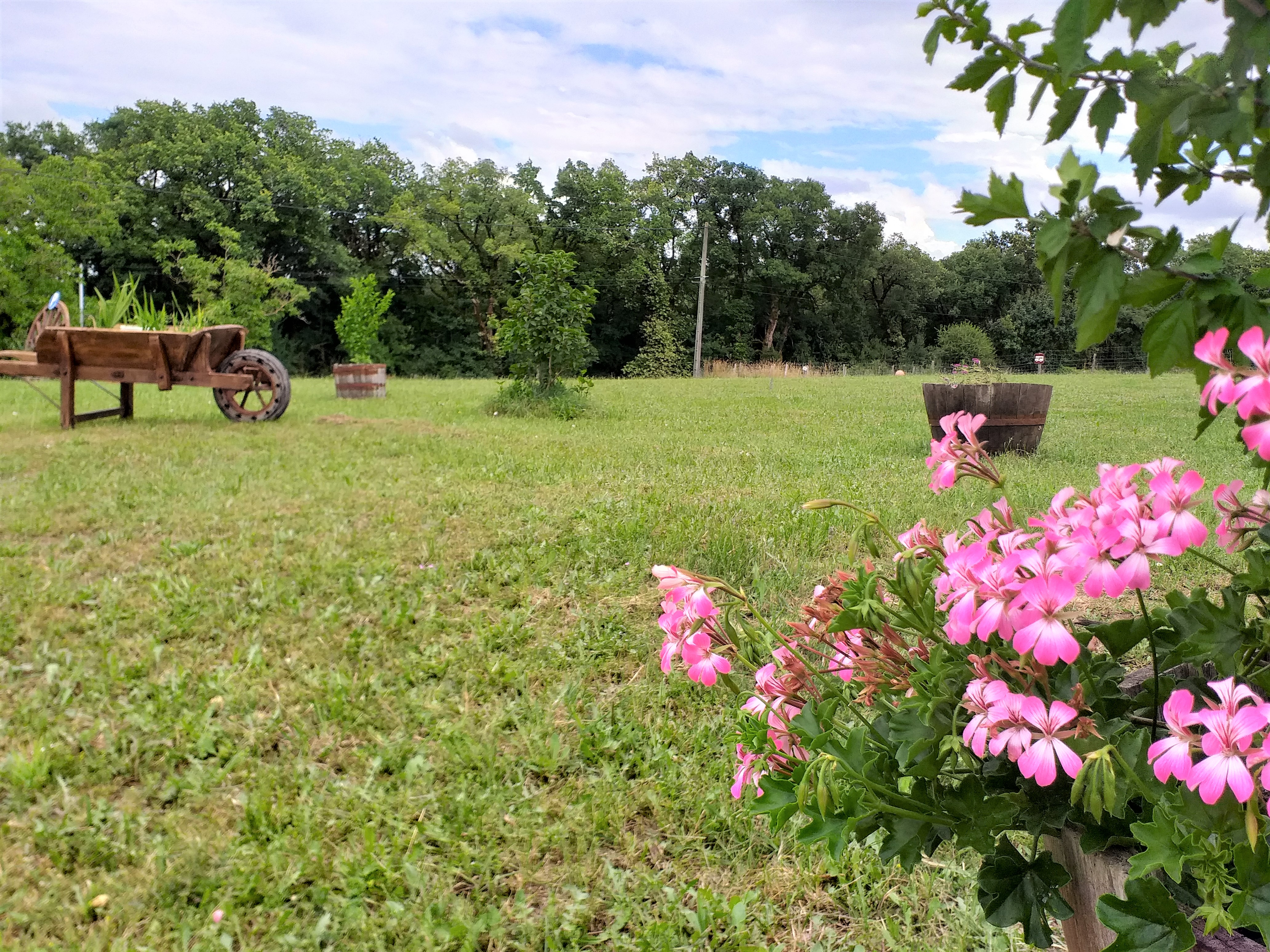 Aire pour Camping-Car à la Ferme Auberge d'Esparnol