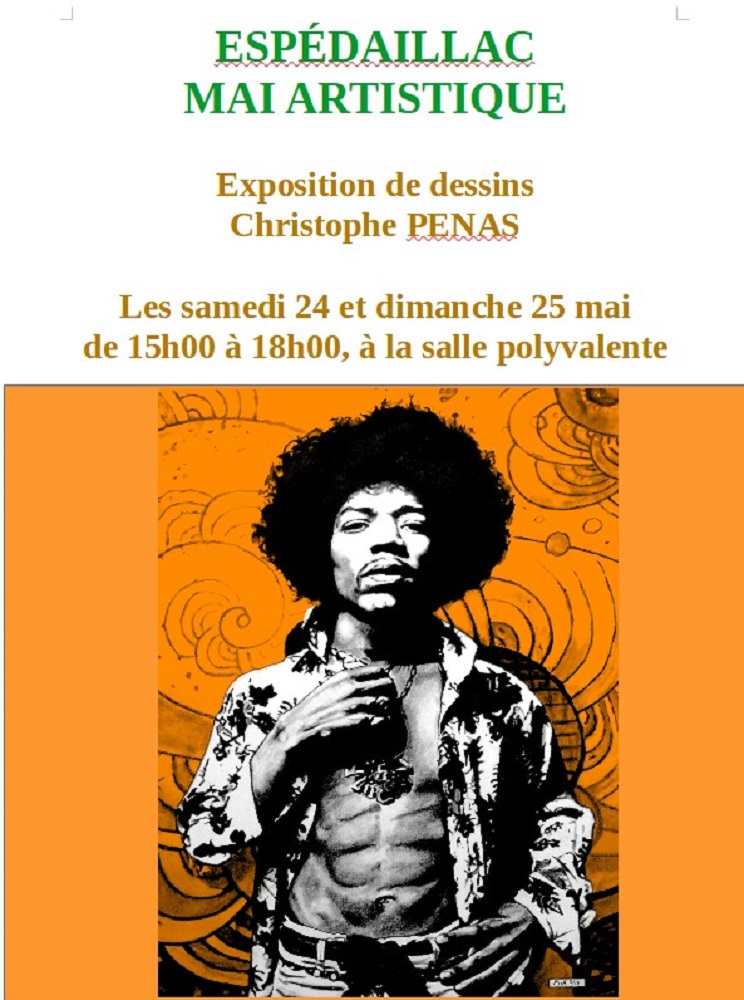 Mai artistique à Espédaillac, les dessins de Christophe Penas, Espédaillac - photo 4