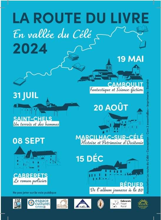 La route du livre à Cabrerets