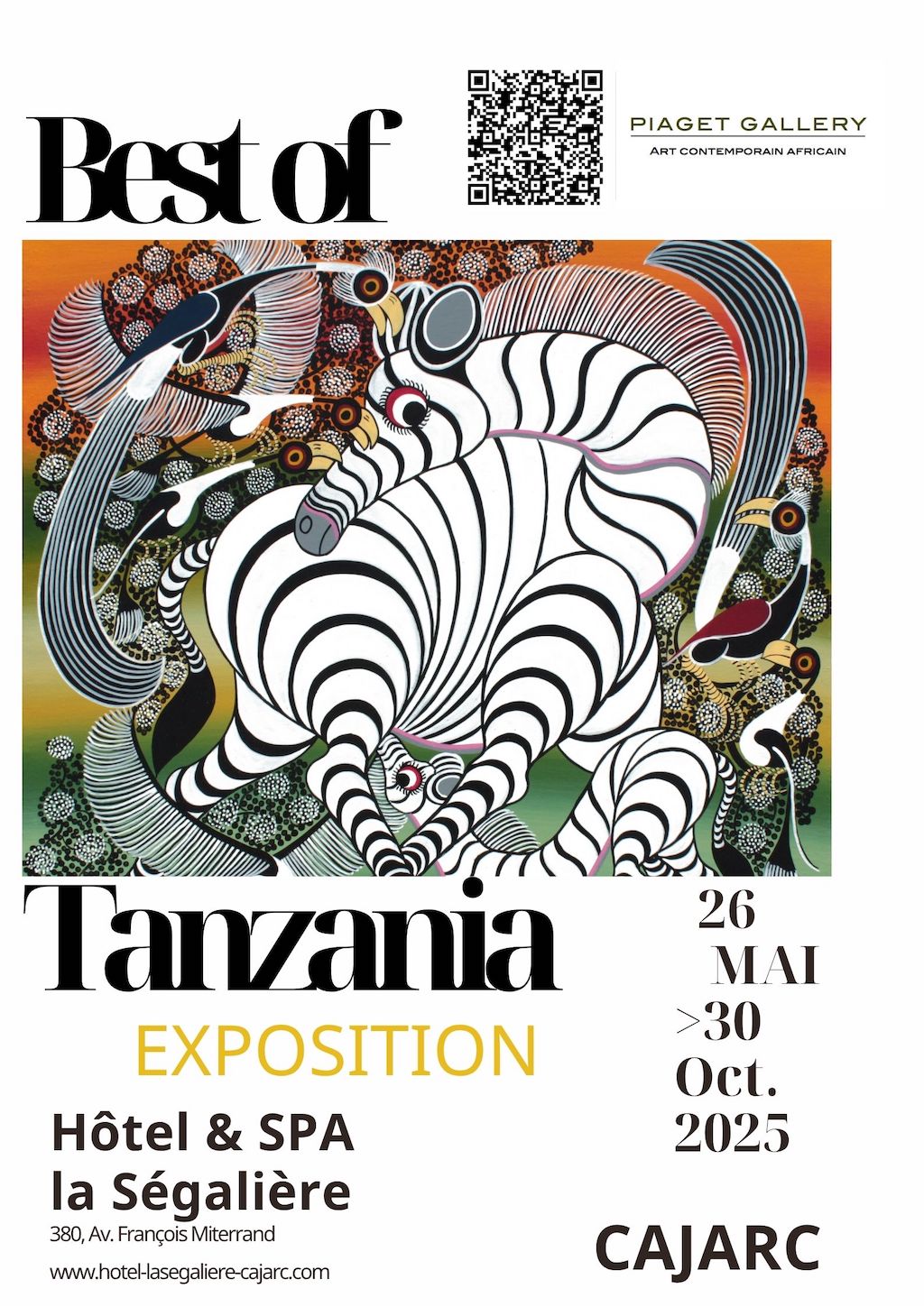 Exposition Best of Tanzania la Ségalière à Cajarc