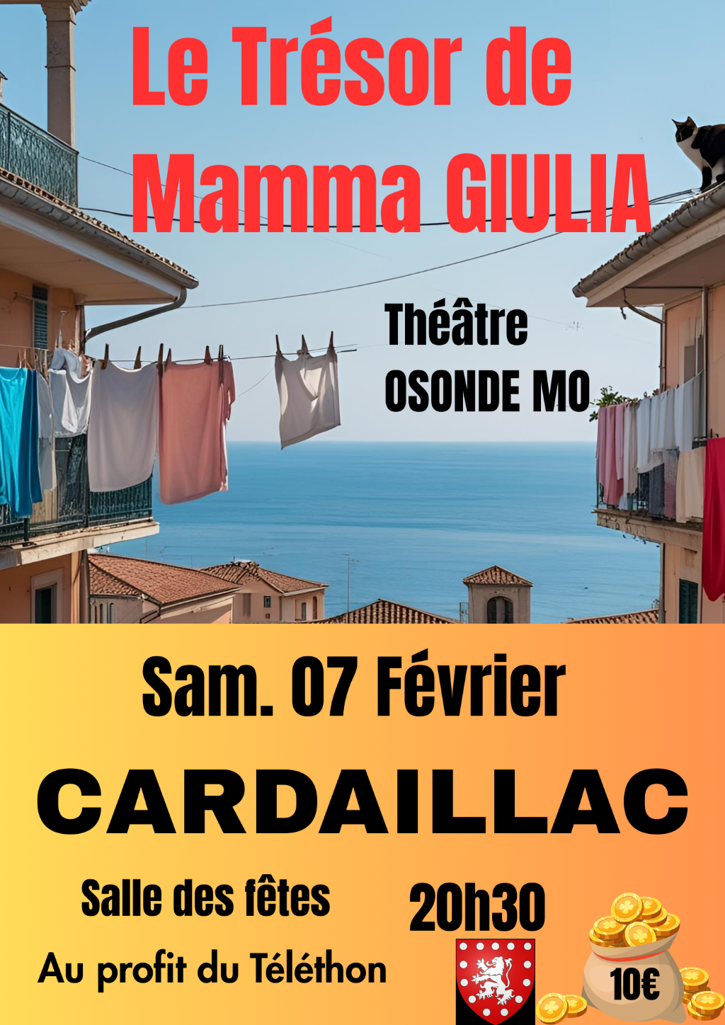 Théâtre à Cardaillac : "le trésor de Mamma Giulia"