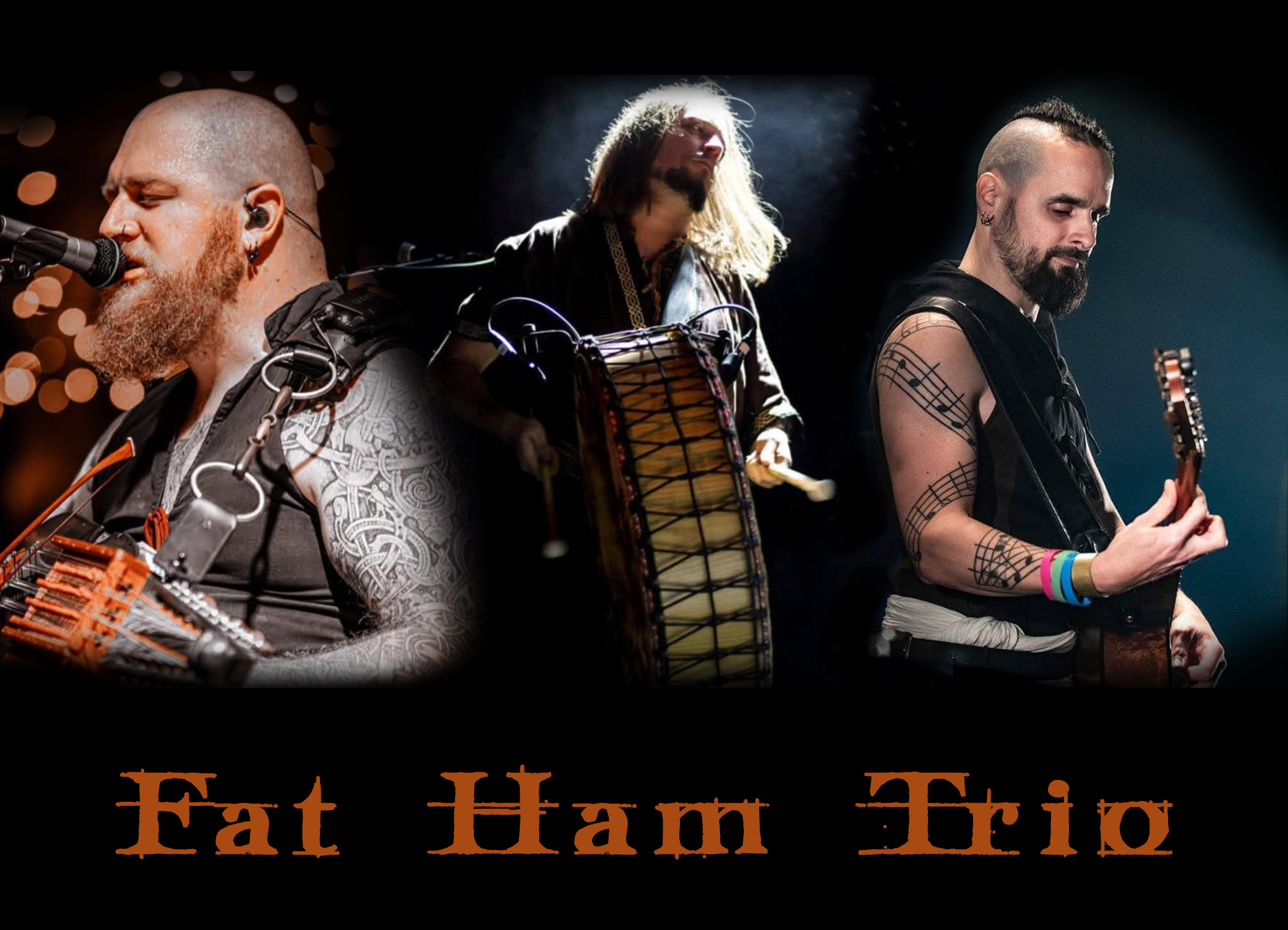 Fat Ham Trio en concert pour le Folk Club de Cahors avec la musique médiévale
