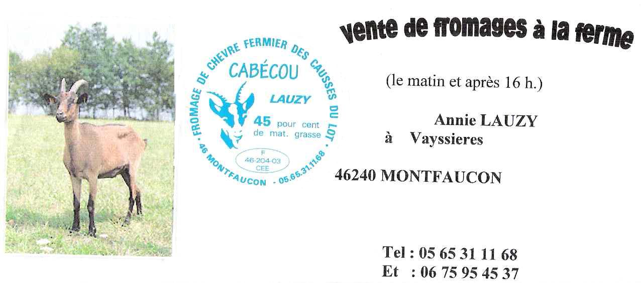 Ferme de Lauzy Montfaucon