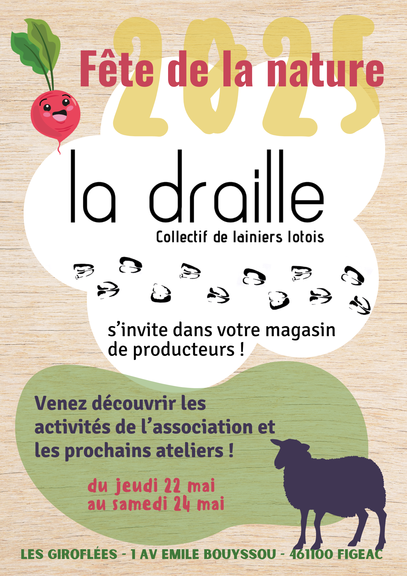 Semaine de la Fête de la Nature aux Giroflées à Figeac