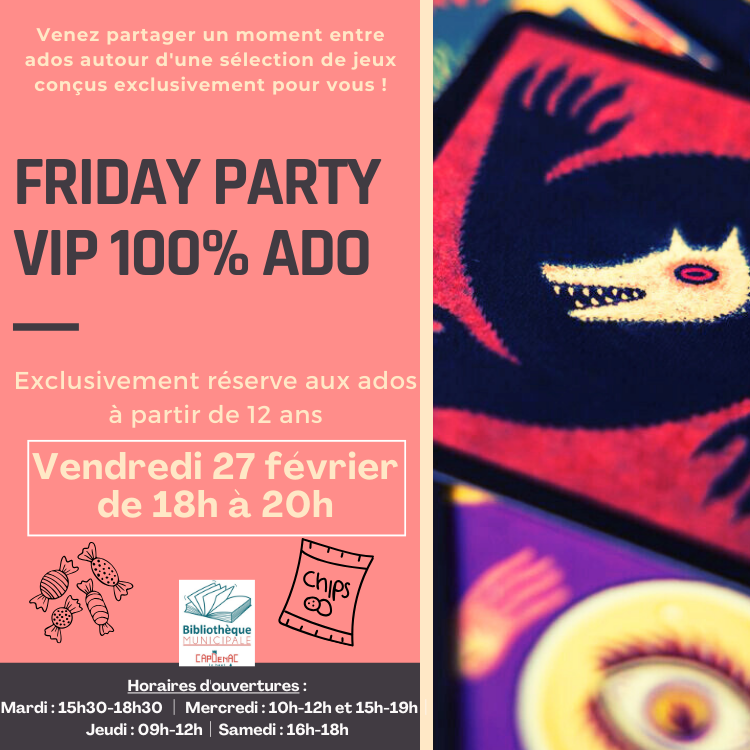Friday Party ! bibliothèque de Capdenac-le-Haut, Capdenac - photo 4