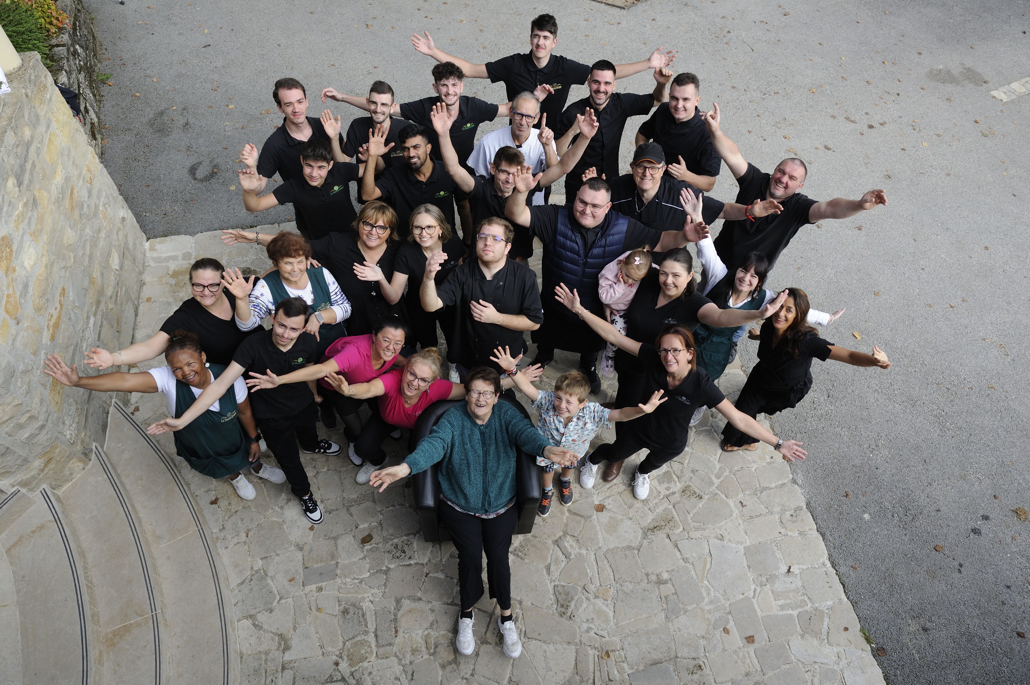 L'équipe de La Truite Dorée