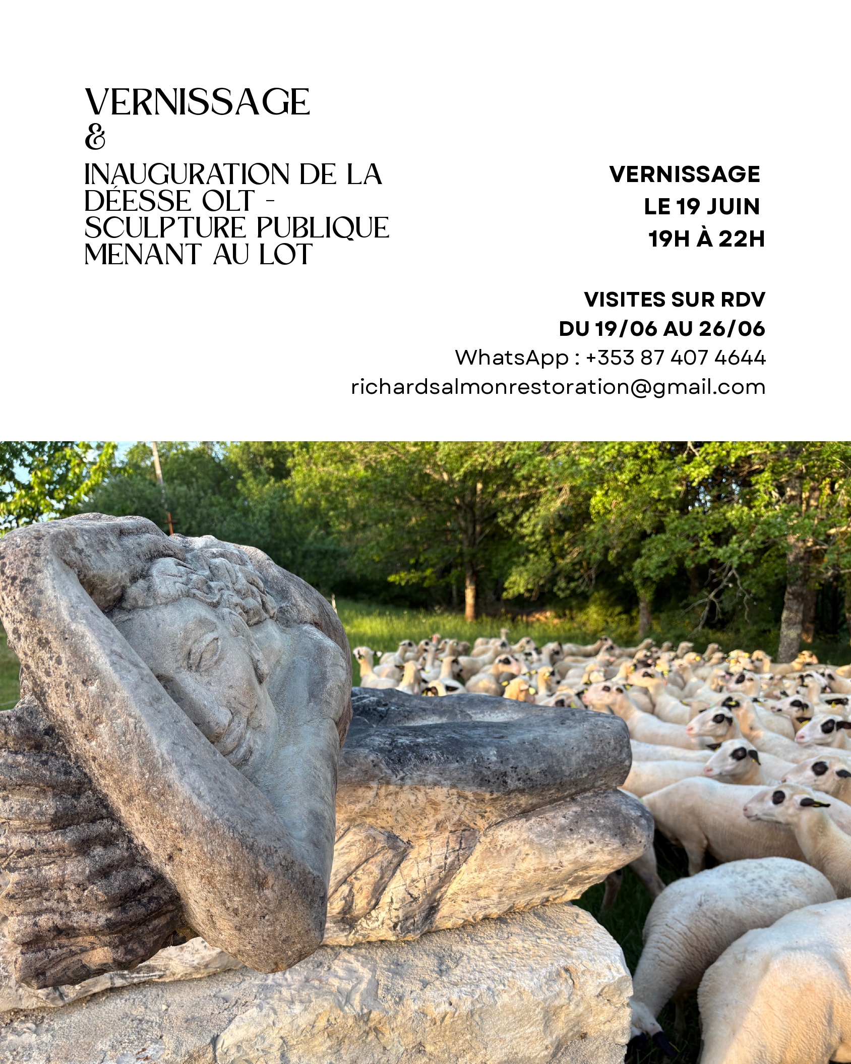 Exposition : peintures et sculptures par Richard Salmon, Castelfranc - photo 4