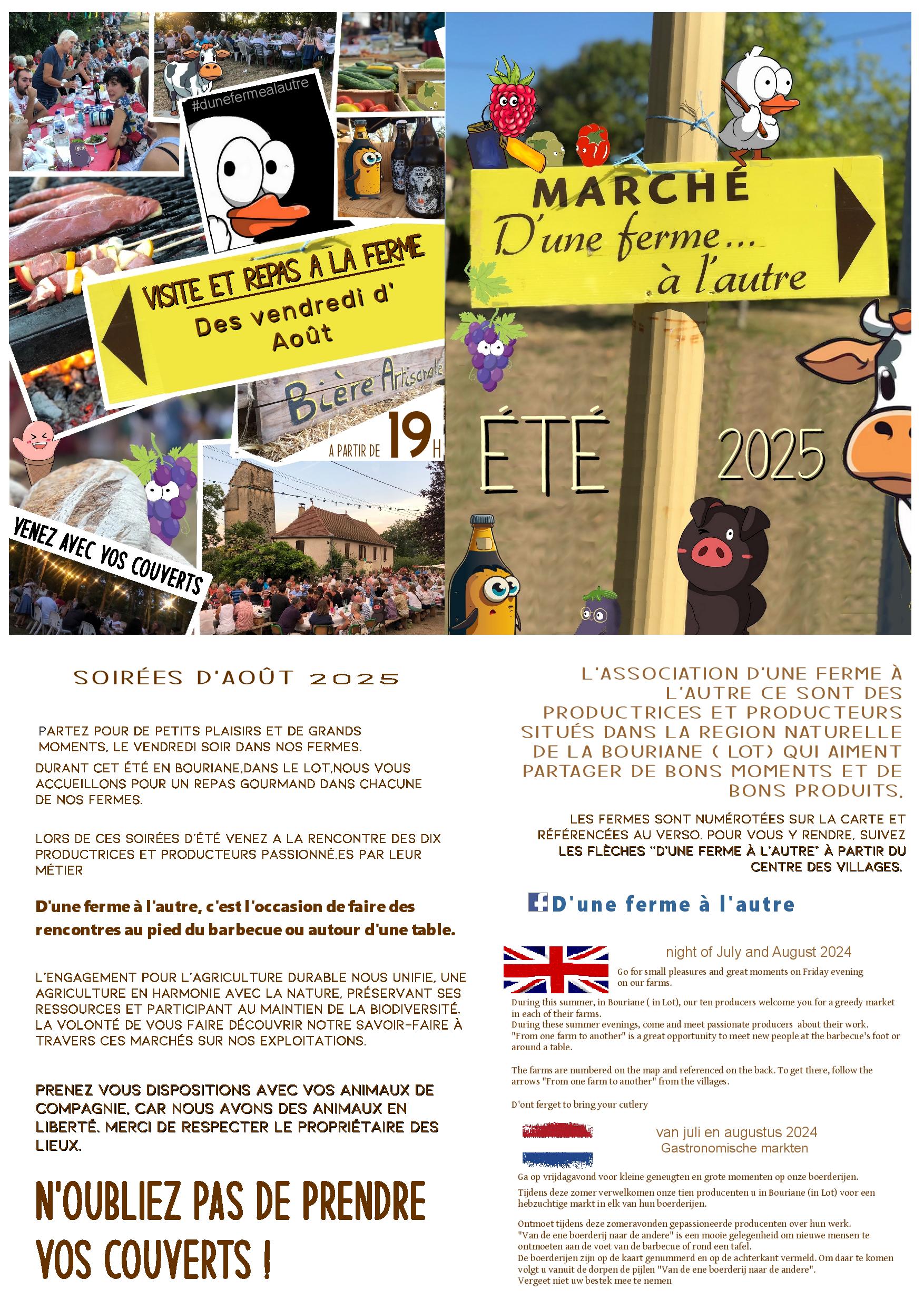 Marché gourmand d'une ferme à l'autre: La ferme du Tessou