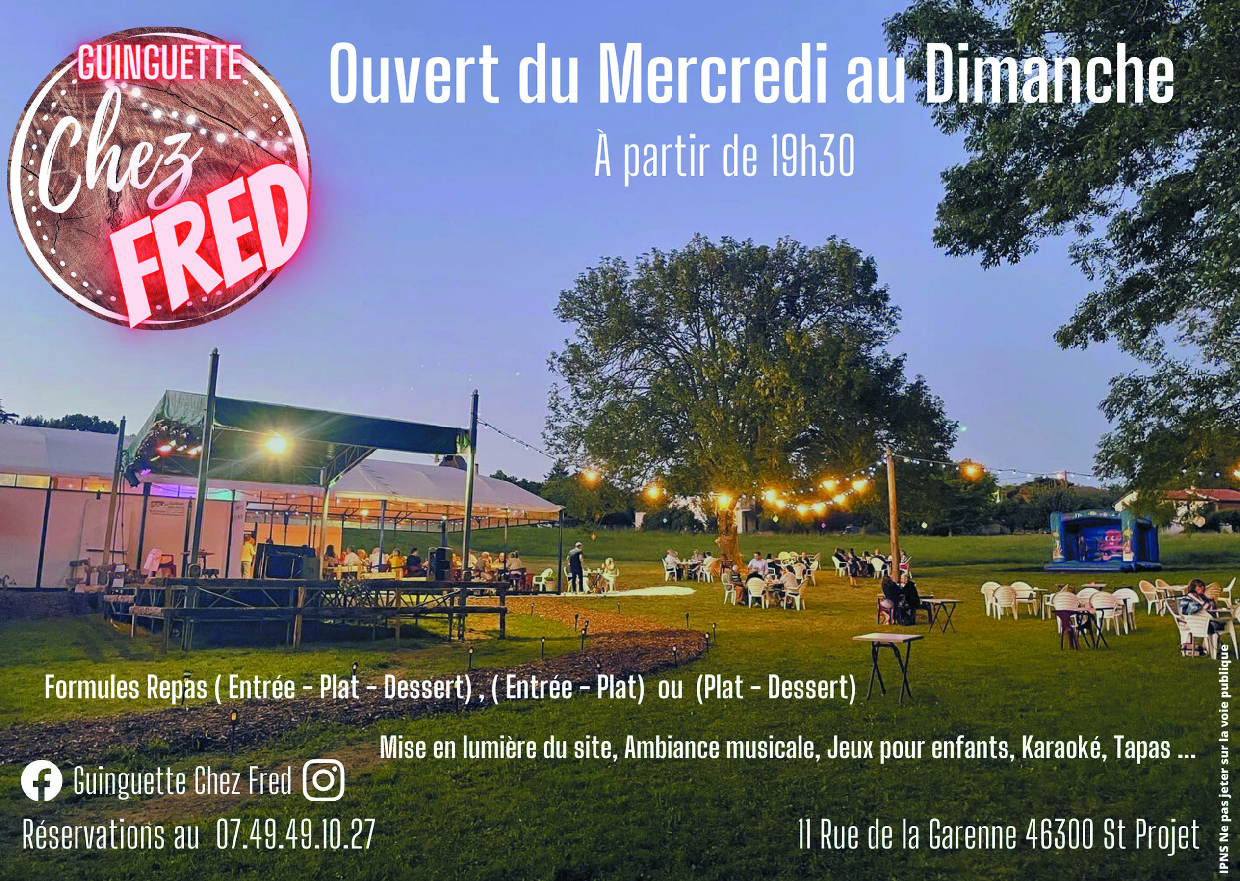 Guinguette Chez Fred, Saint-Projet - photo 5