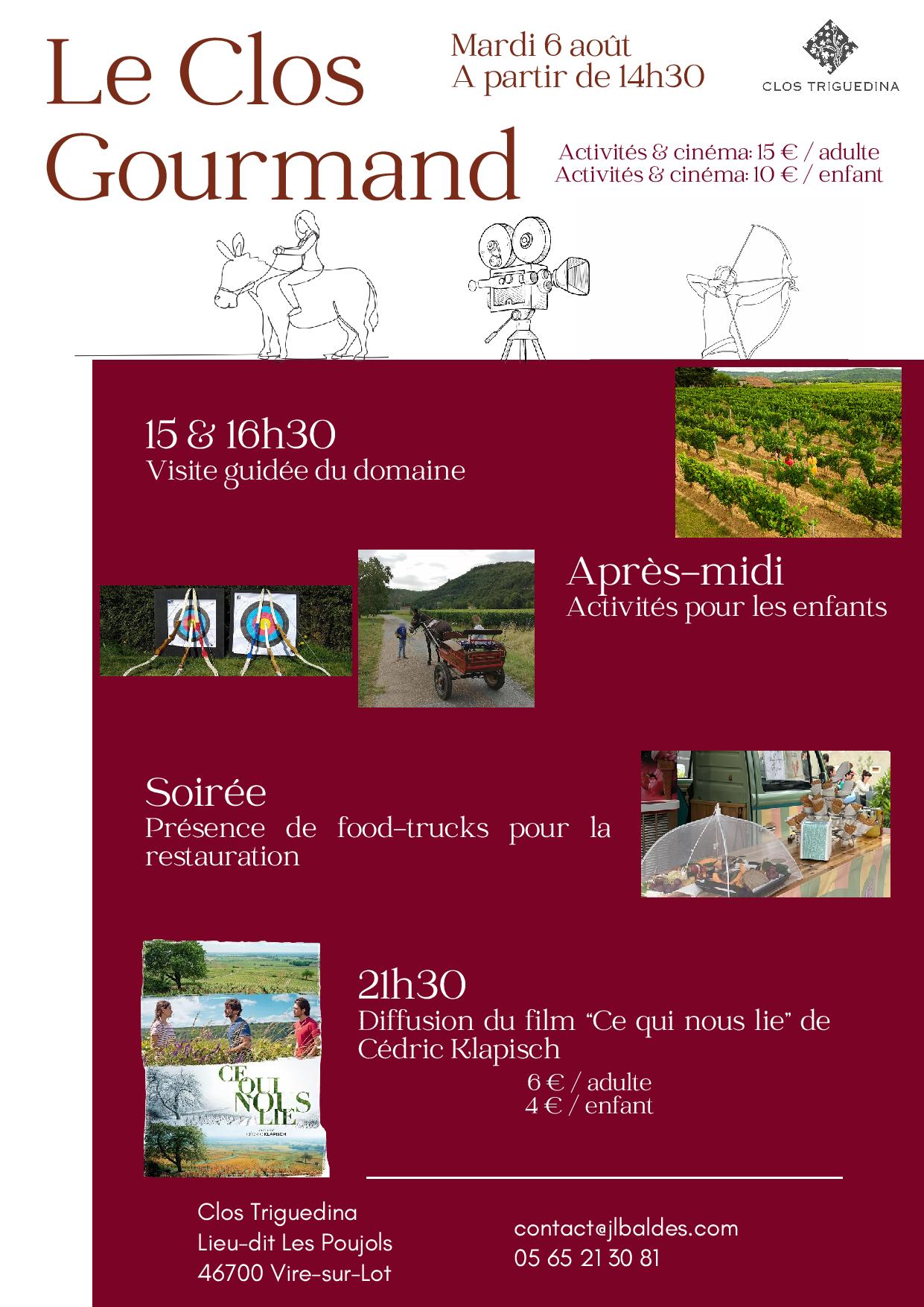 Le Festival du Clos: Le Clos gourmand - Vire-sur-Lot