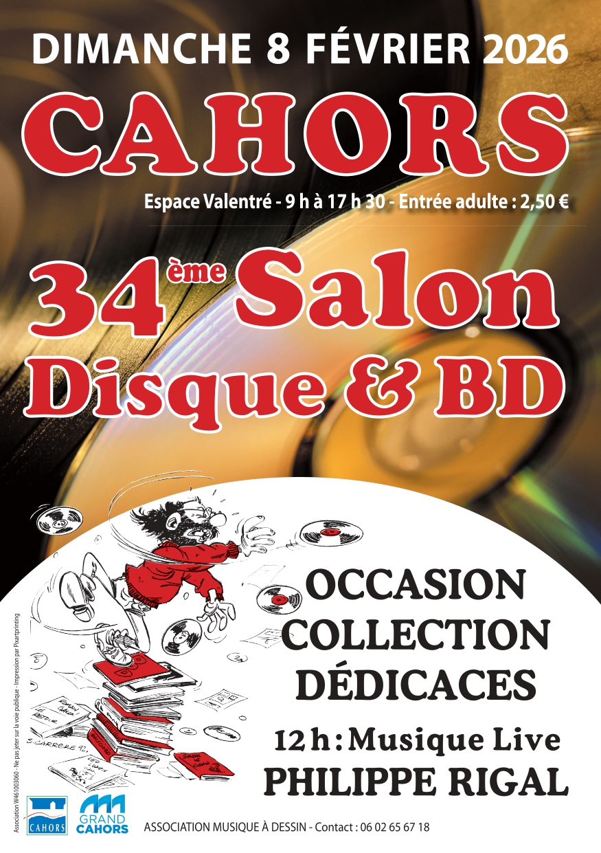 Salon du disque et de la BD à Cahors