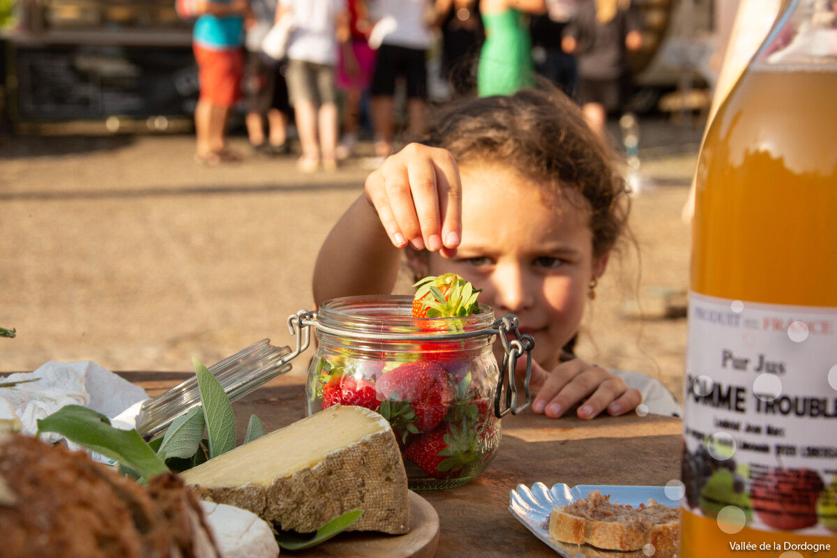 Marché gourmand à Cavagnac