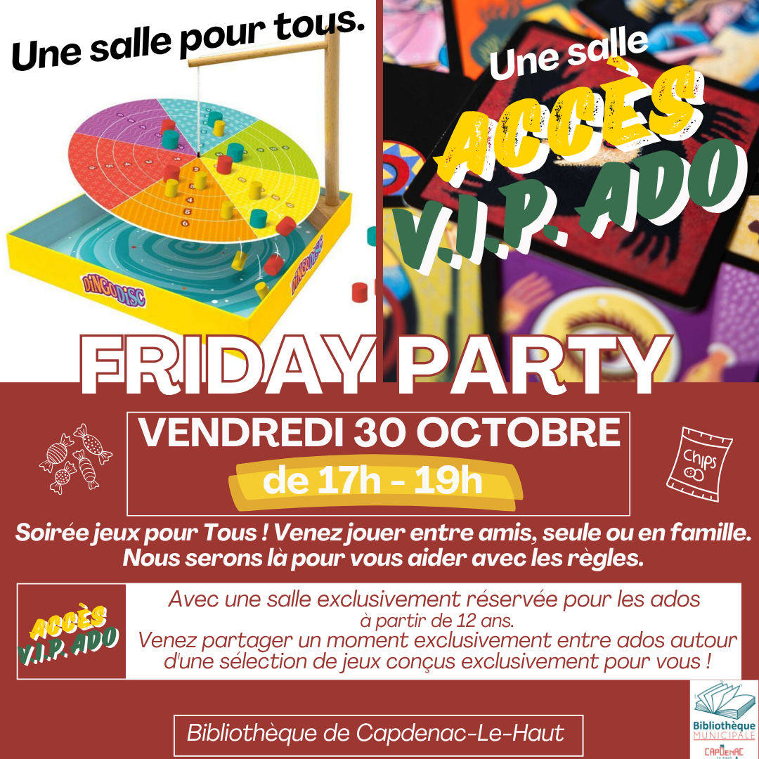 Friday Party à Capdenac