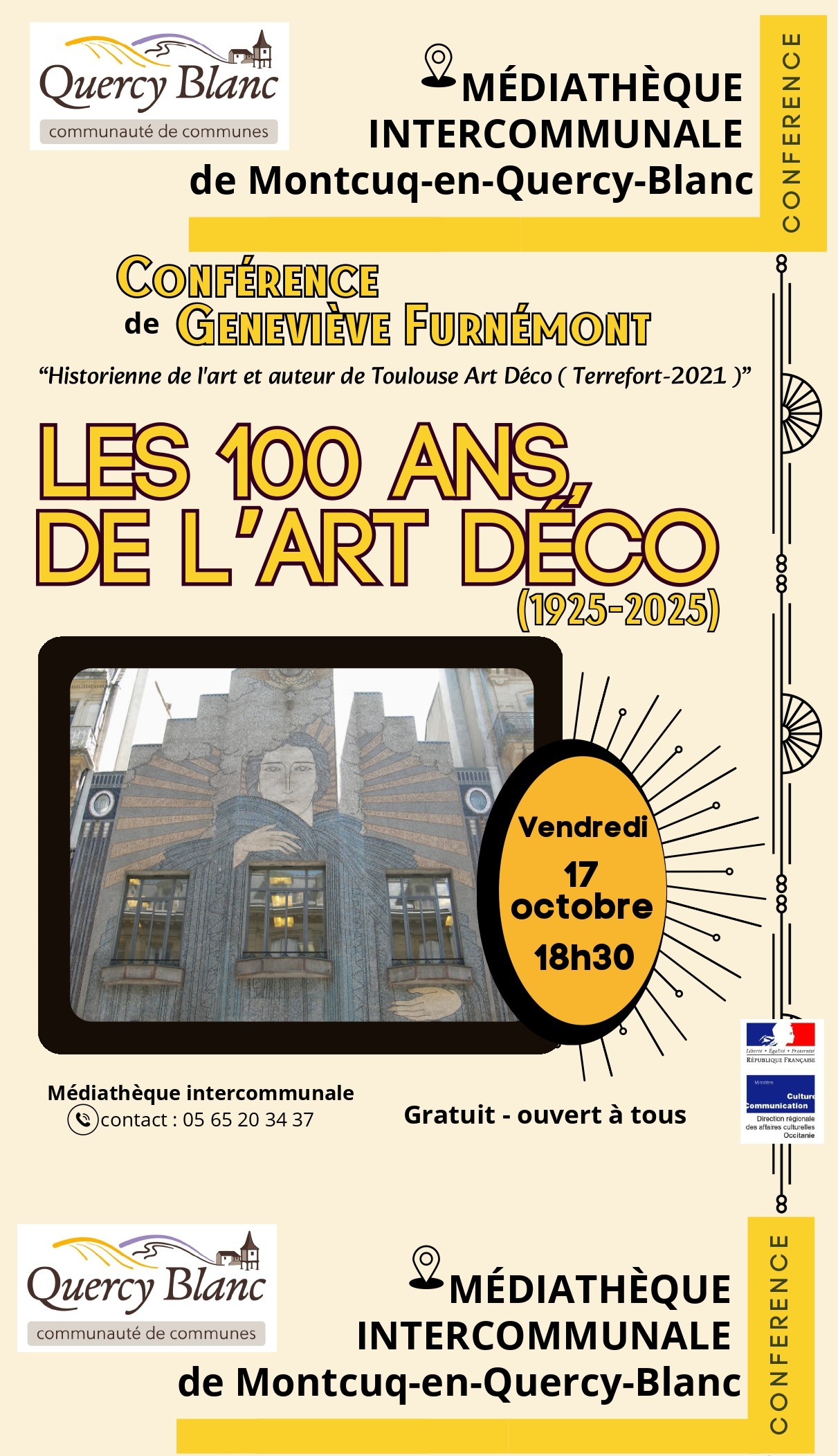 Conférence : Les 100 ans de l’Art Déco (1925-2025)