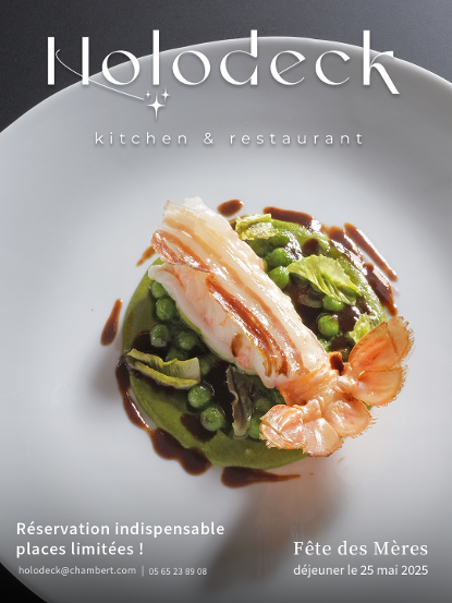 Menu de fête des mères à l’Holodeck