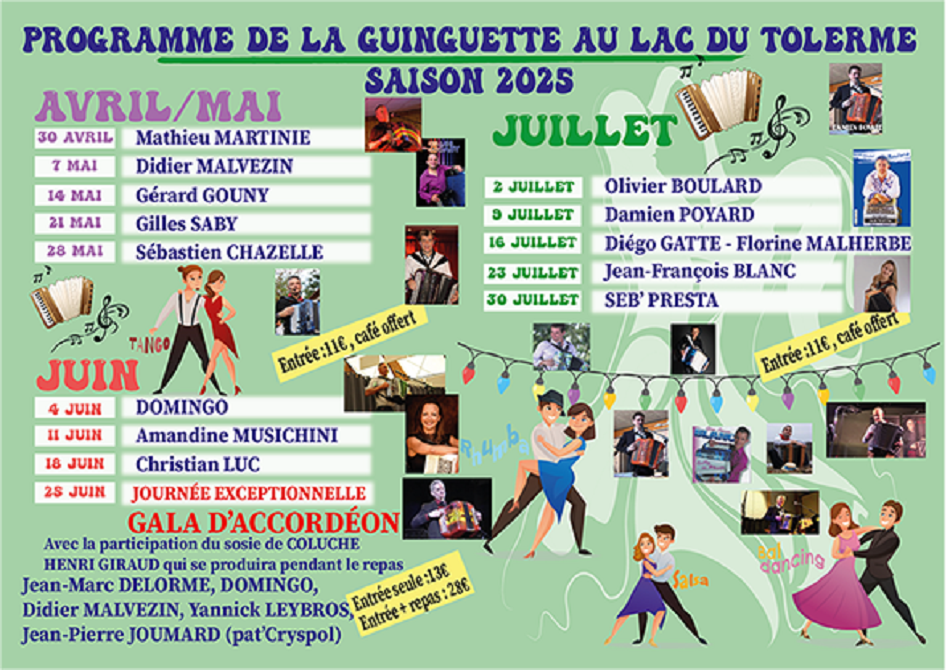 Guinguette au Lac de Tolerme : Mickaël BLANCHARD