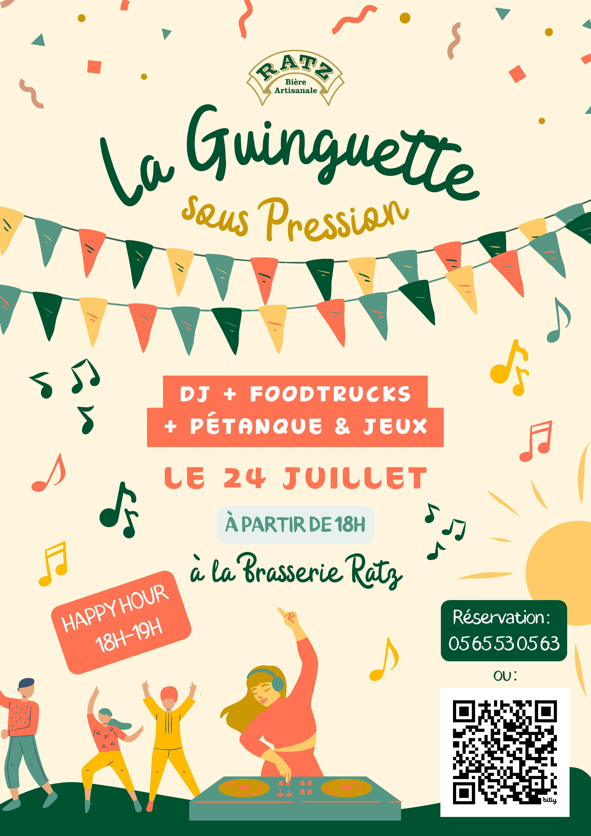 La guinguette sous pression à la brasserie Ratz