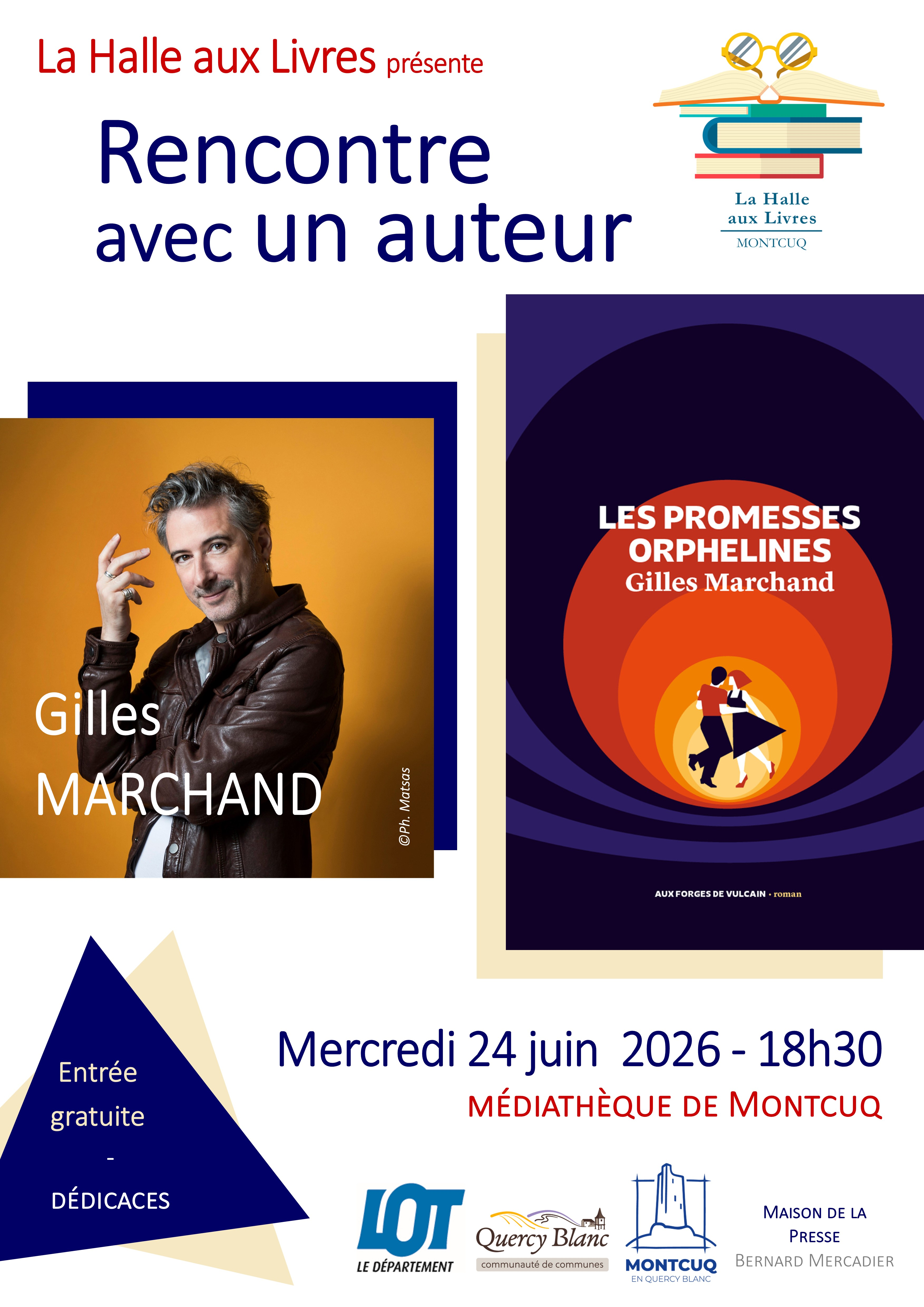 Rencontre avec un auteur : Gilles Marchand