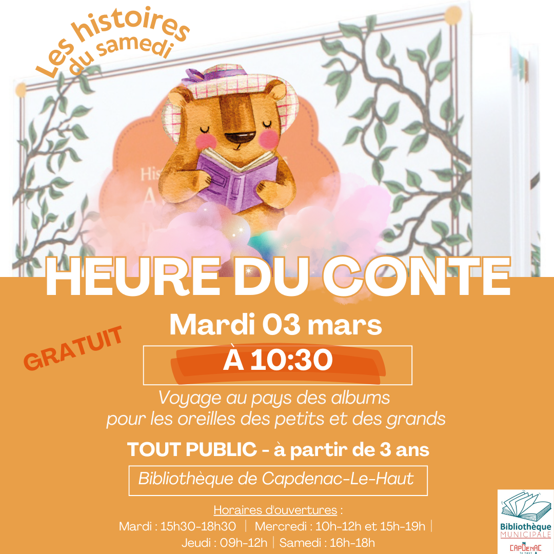 L'heure du conte à la bibliothèque de Capdenac-le-Haut, Capdenac