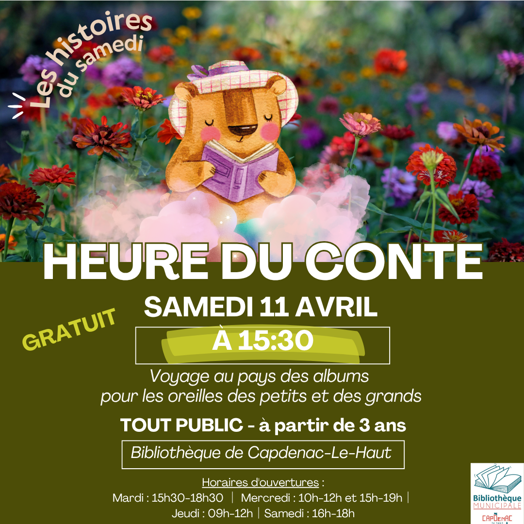 L'heure du conte à la bibliothèque de Capdenac-le-Haut