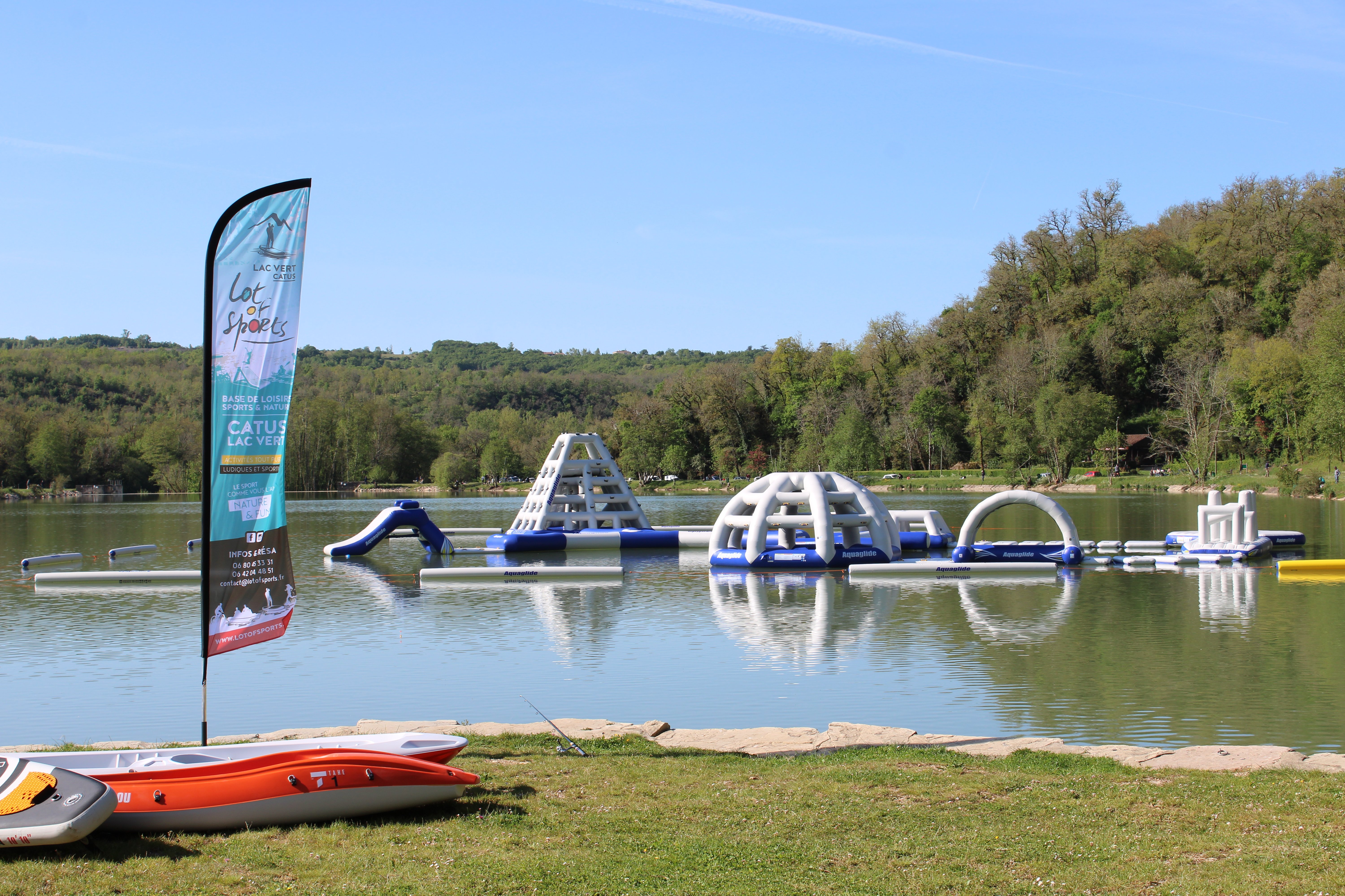 Aquapark - Lac Vert de Catus