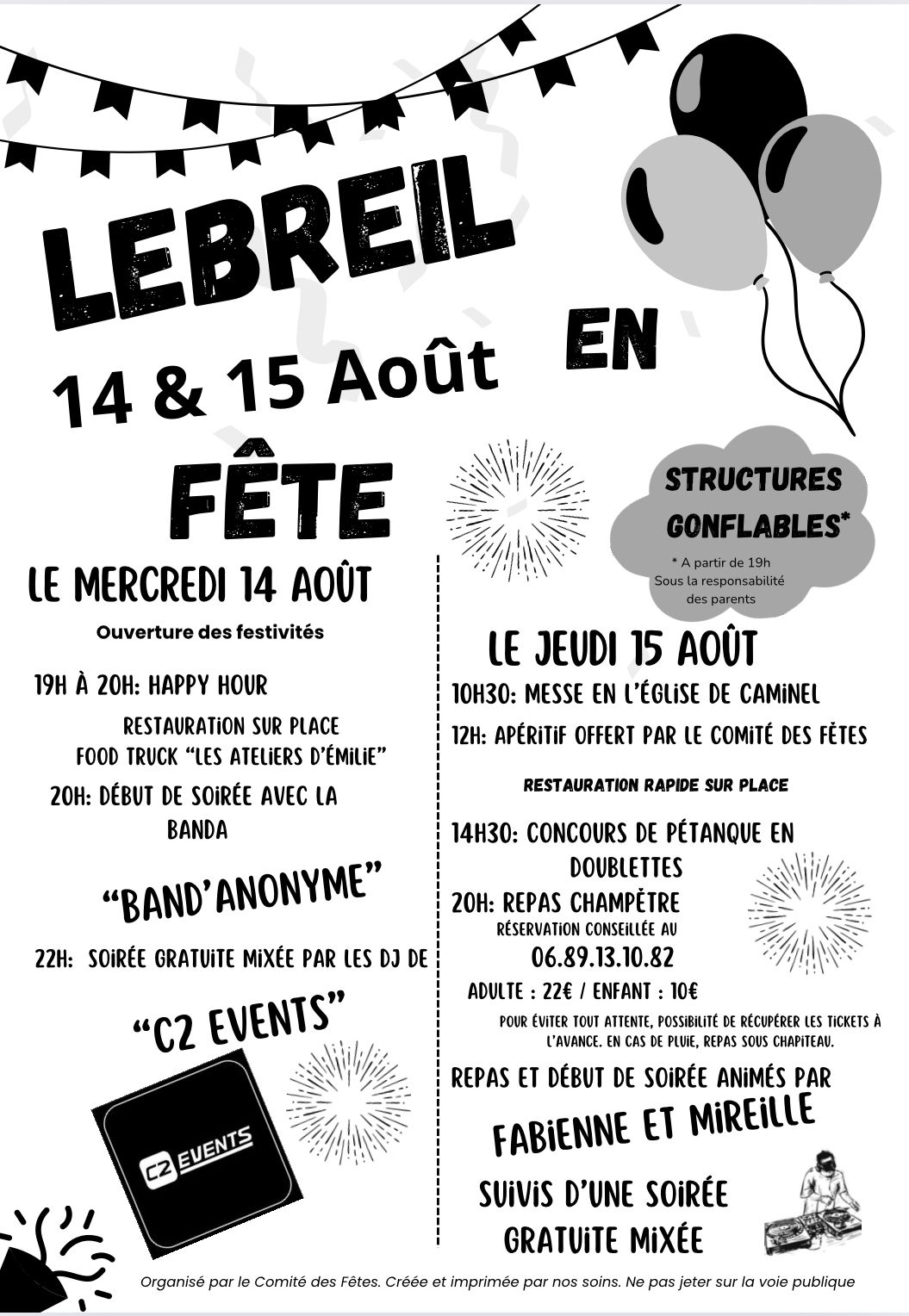 Fête votive à Lebreil