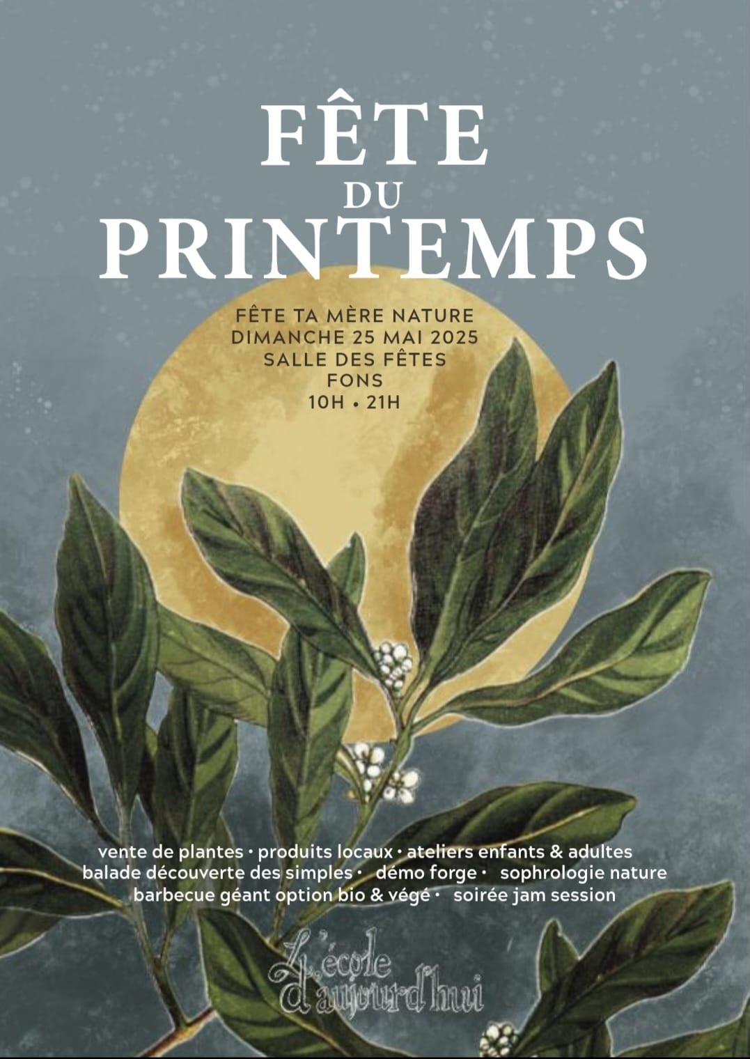 Fête de printemps à Fons