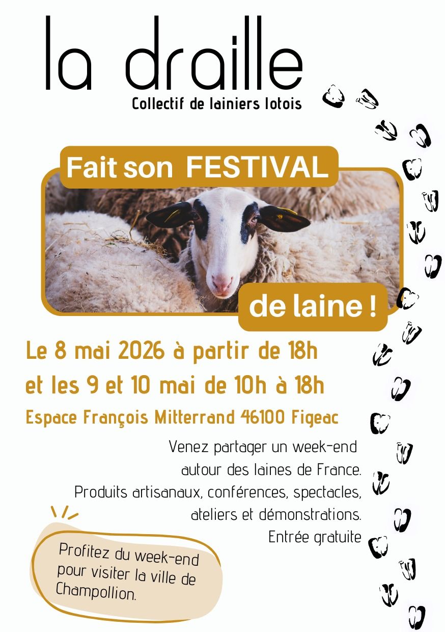 Festival de laine – La Draille, à Figeac
