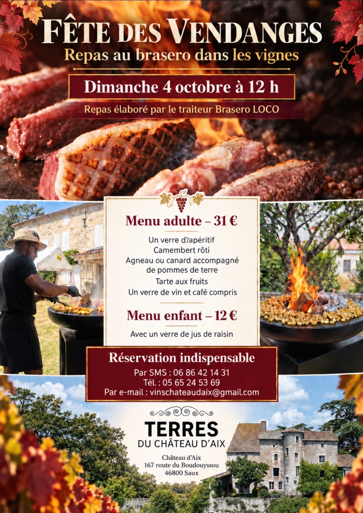 Fête des vendanges au Château d'Aix