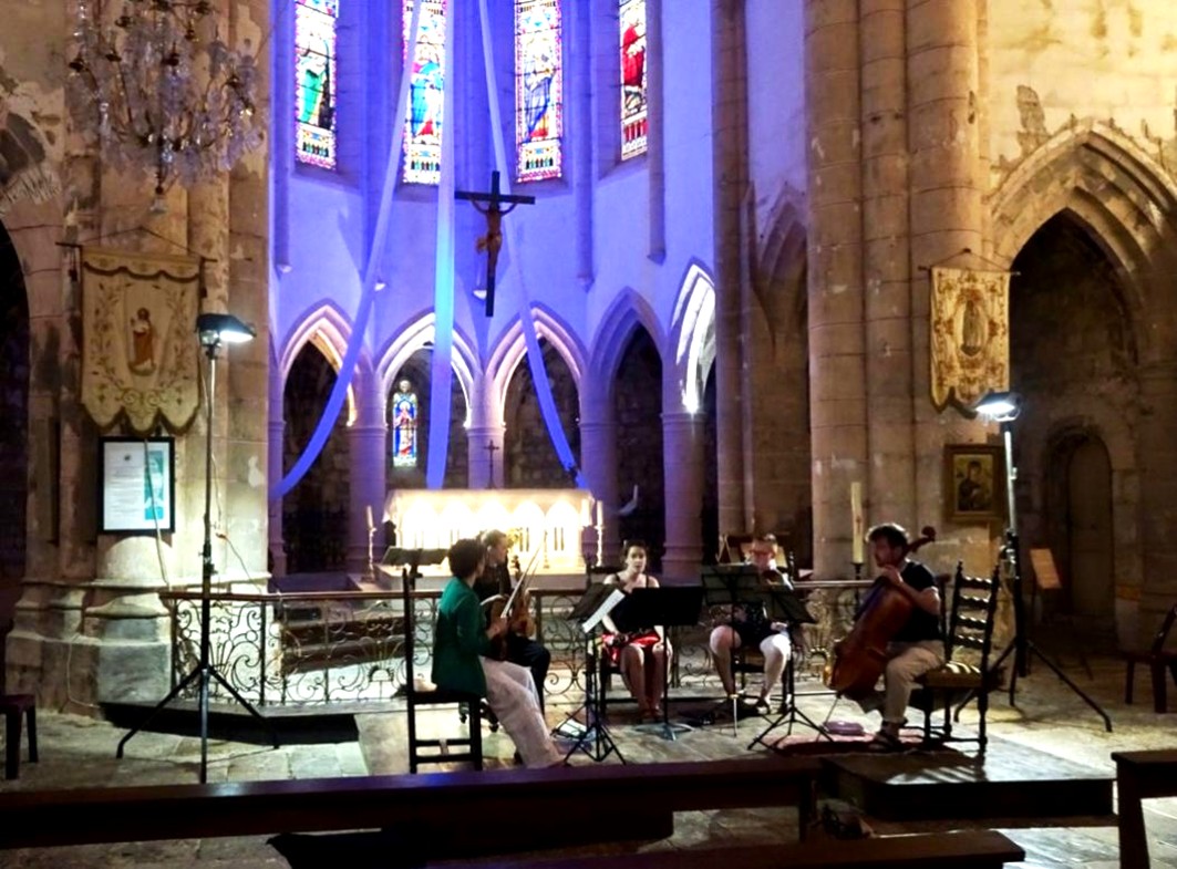 Concert : Festival « Quatuor en vallée du Célé » Temple Ensemble — visuel événement