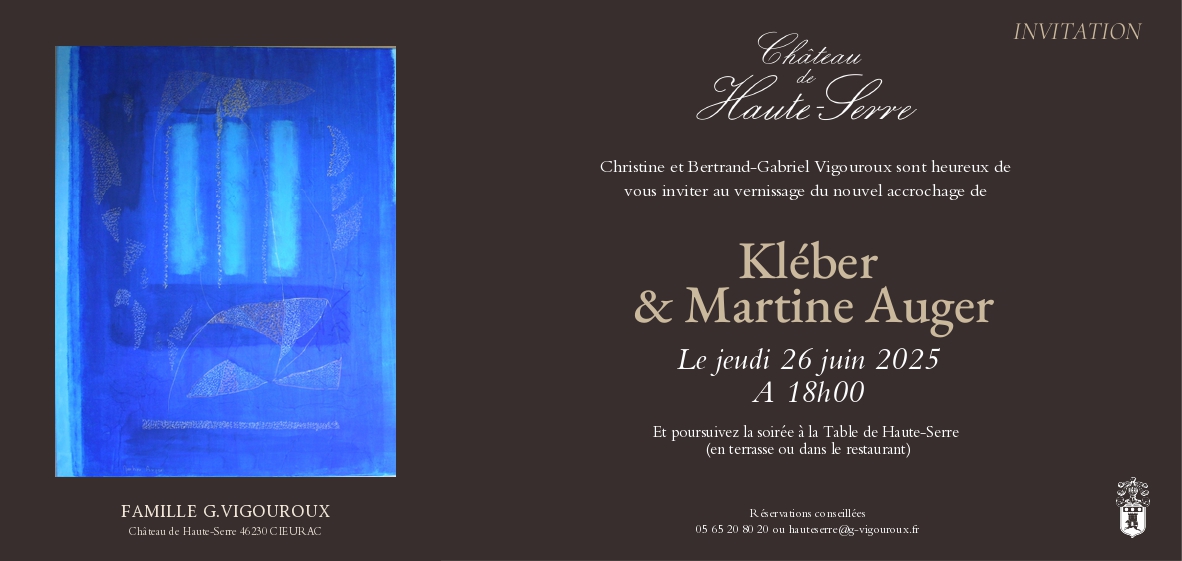 Vernissage de l'exposition de Kléber & Martine Auger