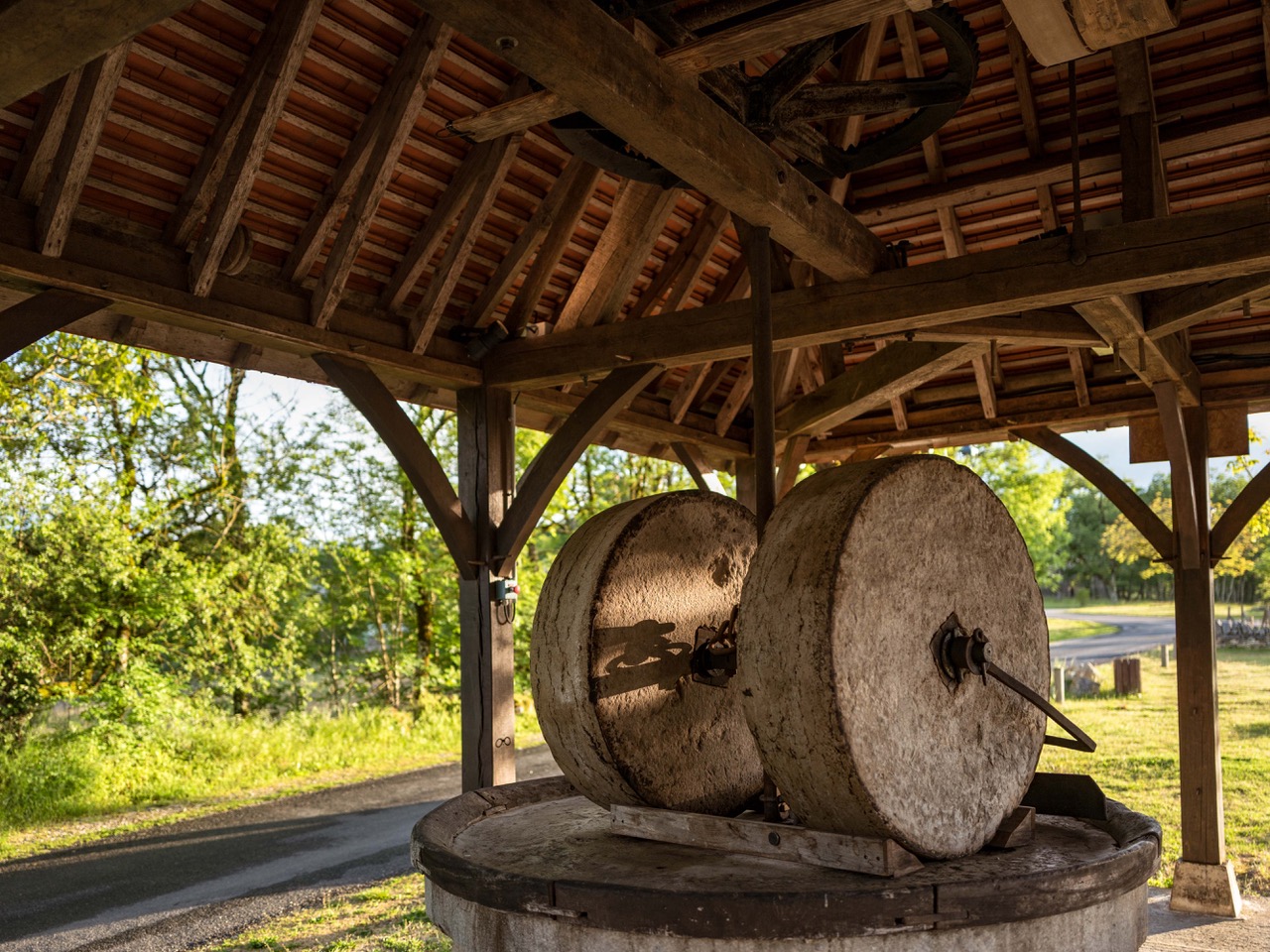 Visite et démonstration au moulin d'Antoine