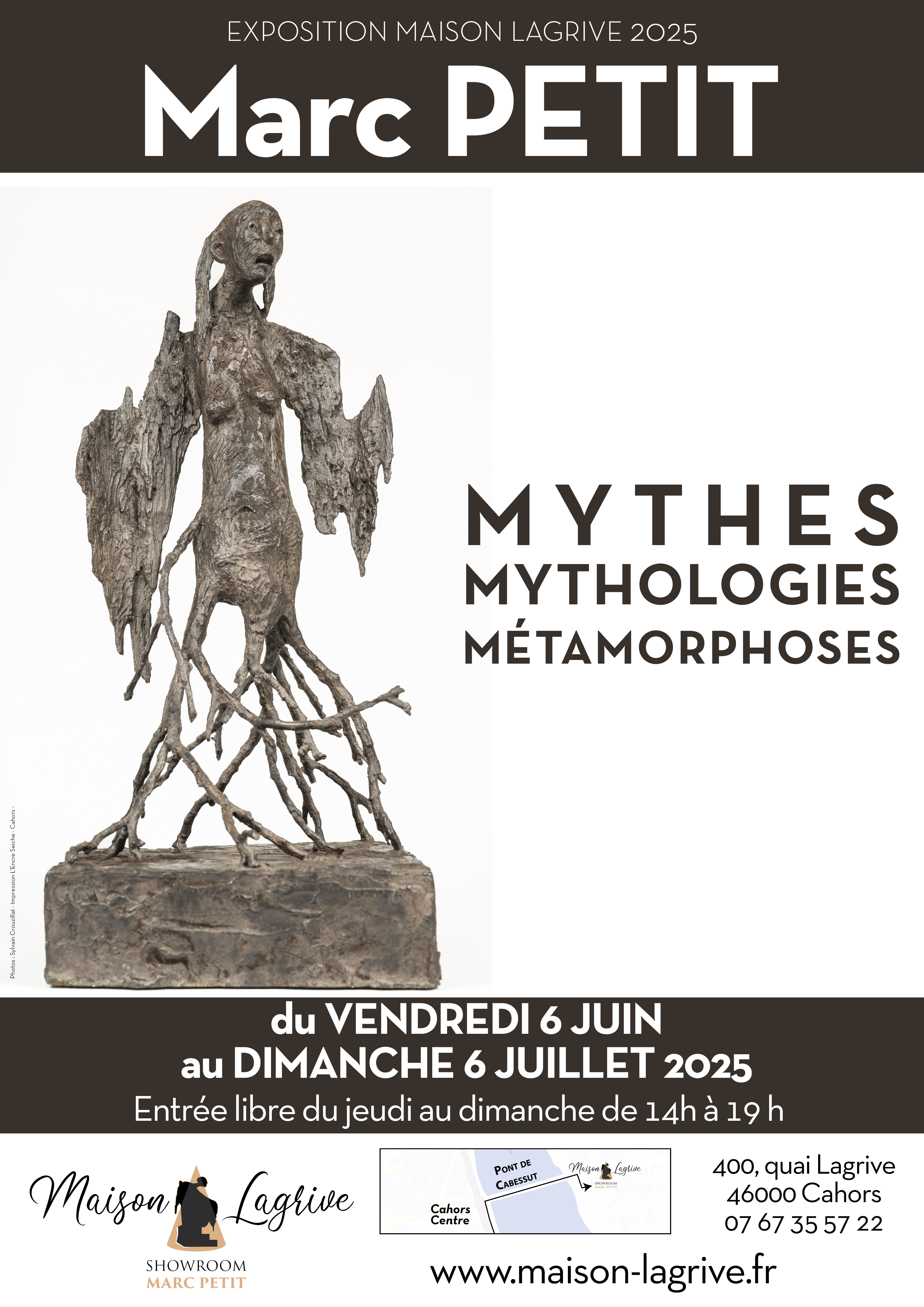 Exposition Marc Petit : Mythes, Mythologies, Métamorphoses