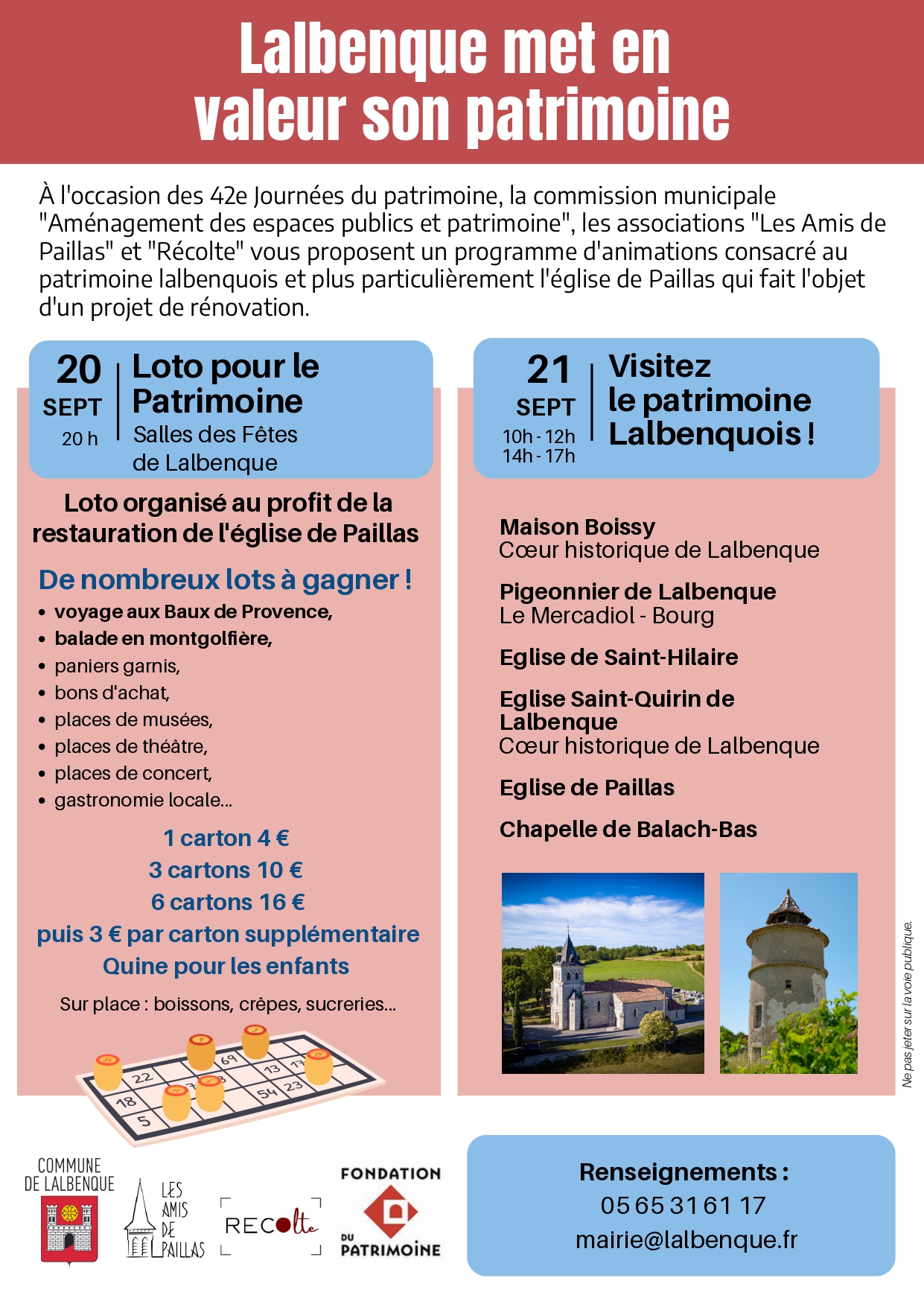Loto pour le patrimoine à Lalbenque, Lalbenque - photo 2