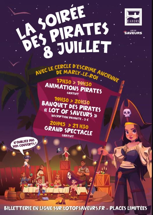 *** COMPLET*** LE BANQUET DES PIRATES : Lot of Saveurs x A l’assaut de l’île