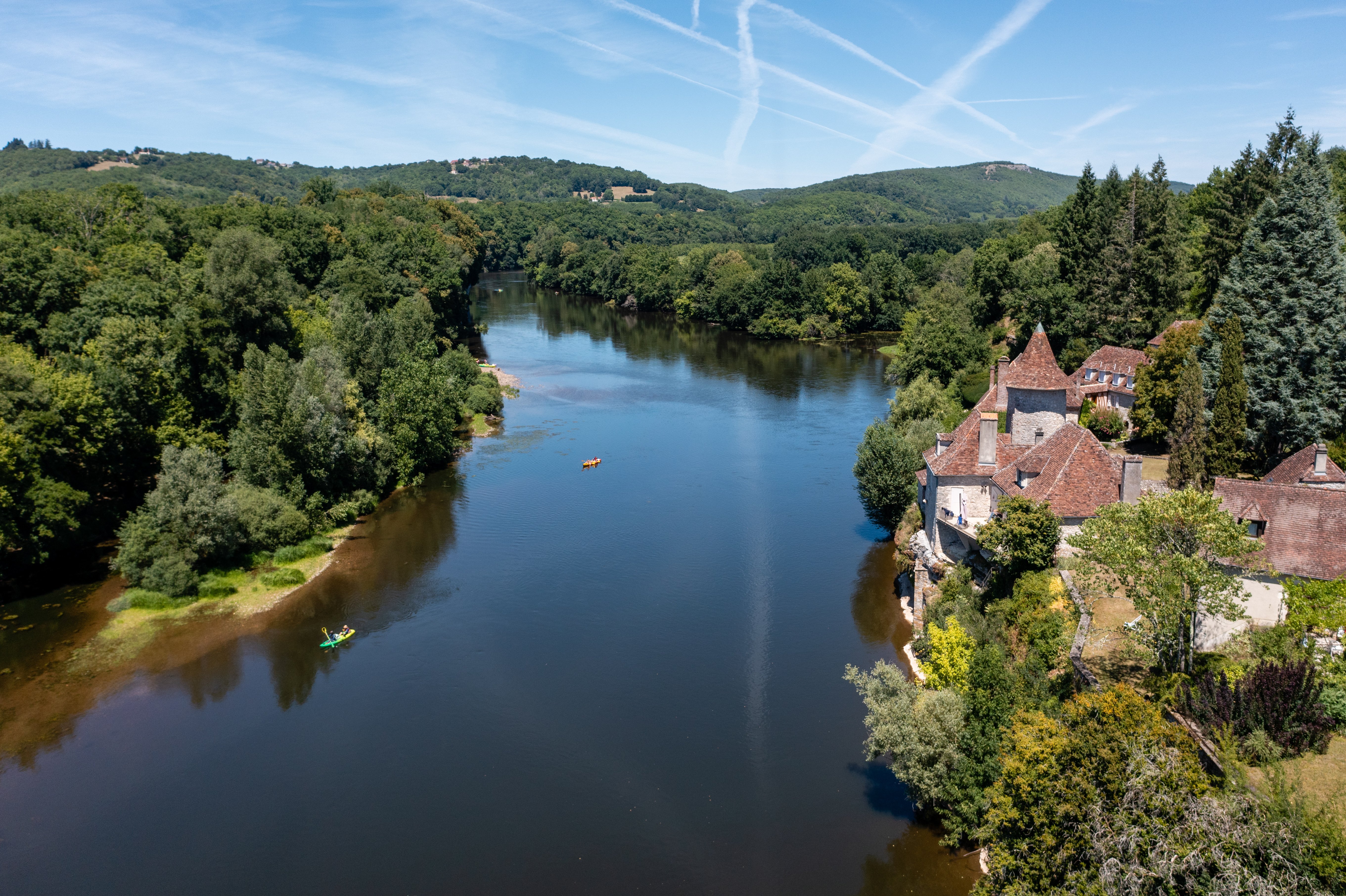 La Dordogne à Meyronne