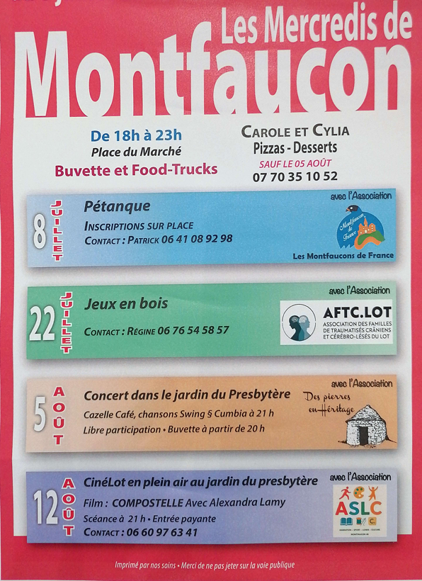 Les mercredis de Montfaucon
