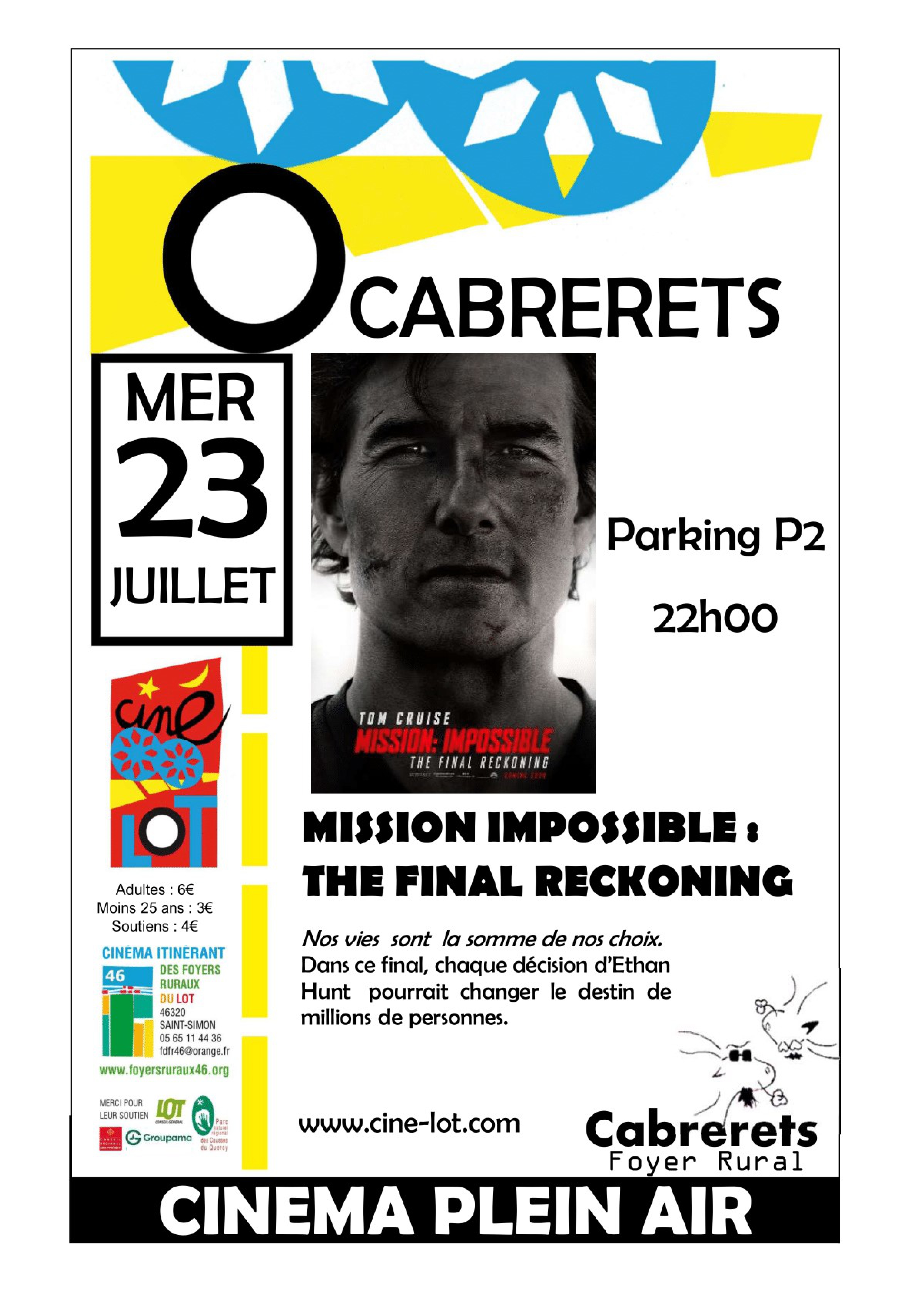 Cinéma en plein air : "Mission impossible : The Final Reckoning"