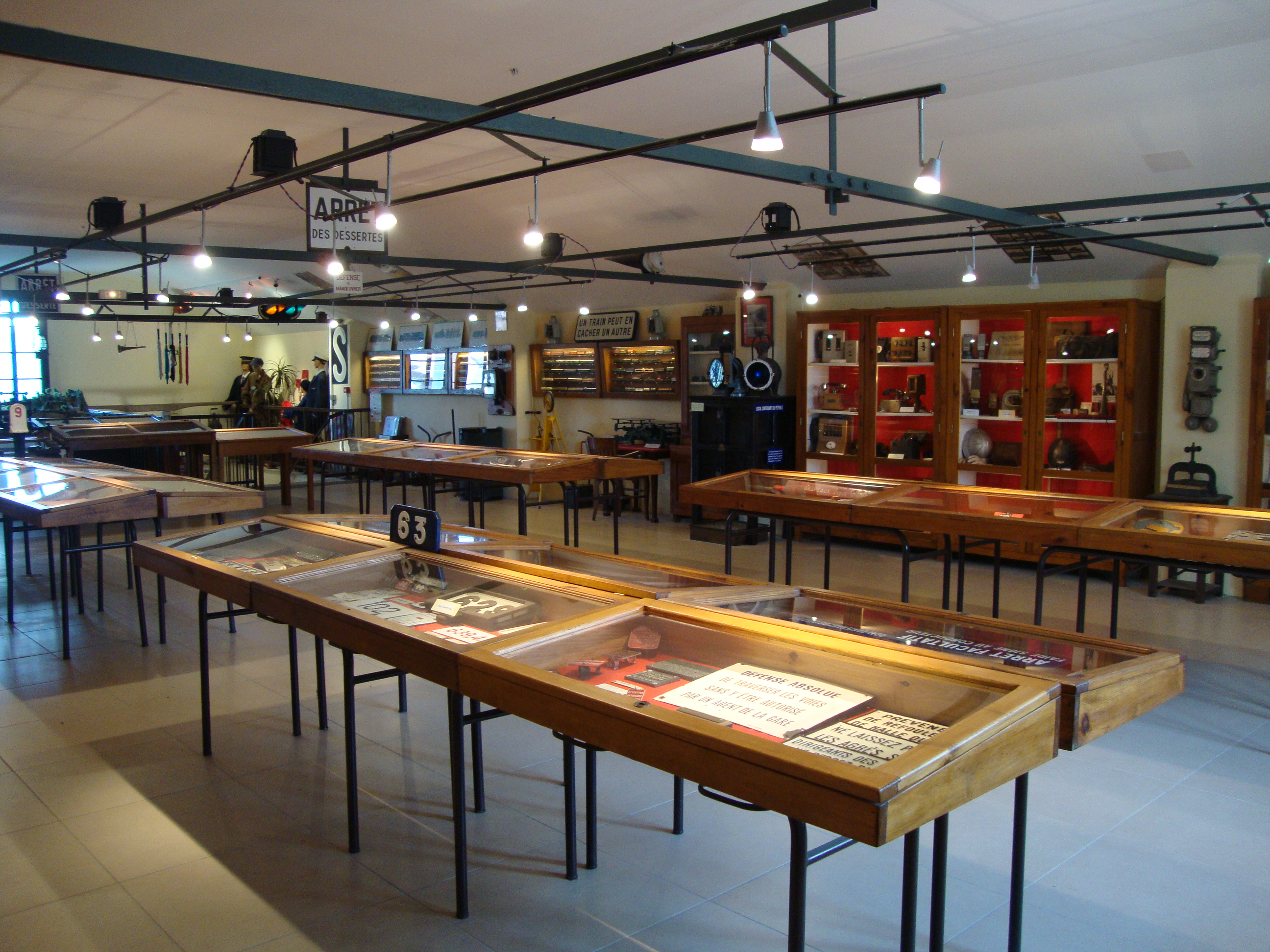 Musée d'objets ferroviaires anciens