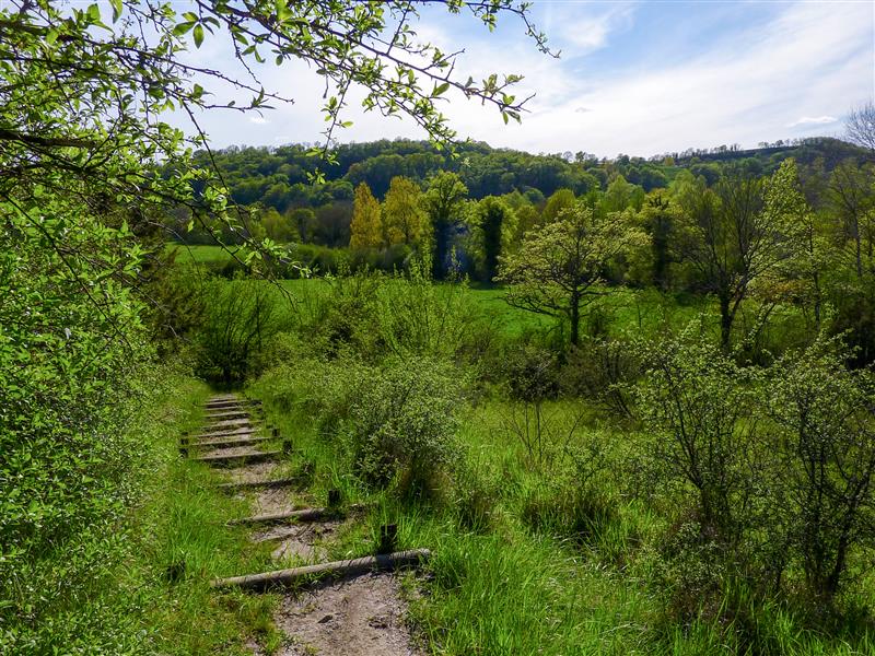 Marais de Bonnefont - Marches aménagées © Lot Tourisme - C. Sanchez