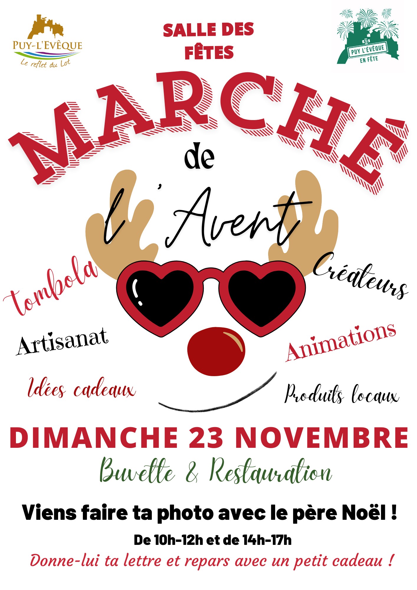 Marché de l'Avent à Puy-L'Évêque