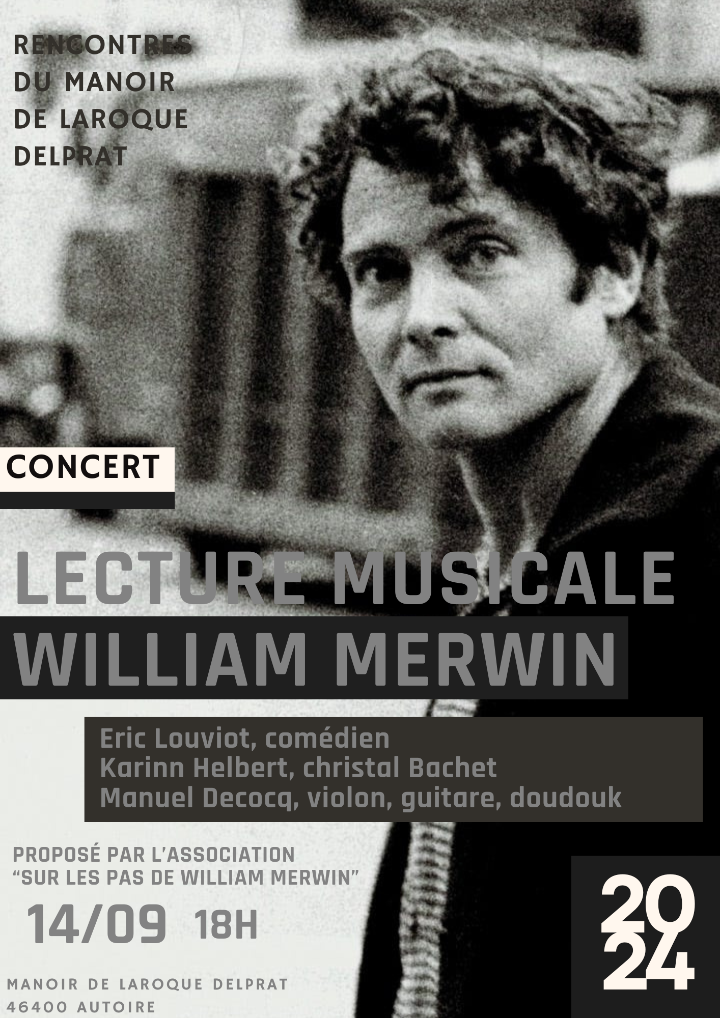 Lecture musicale William MERWIN